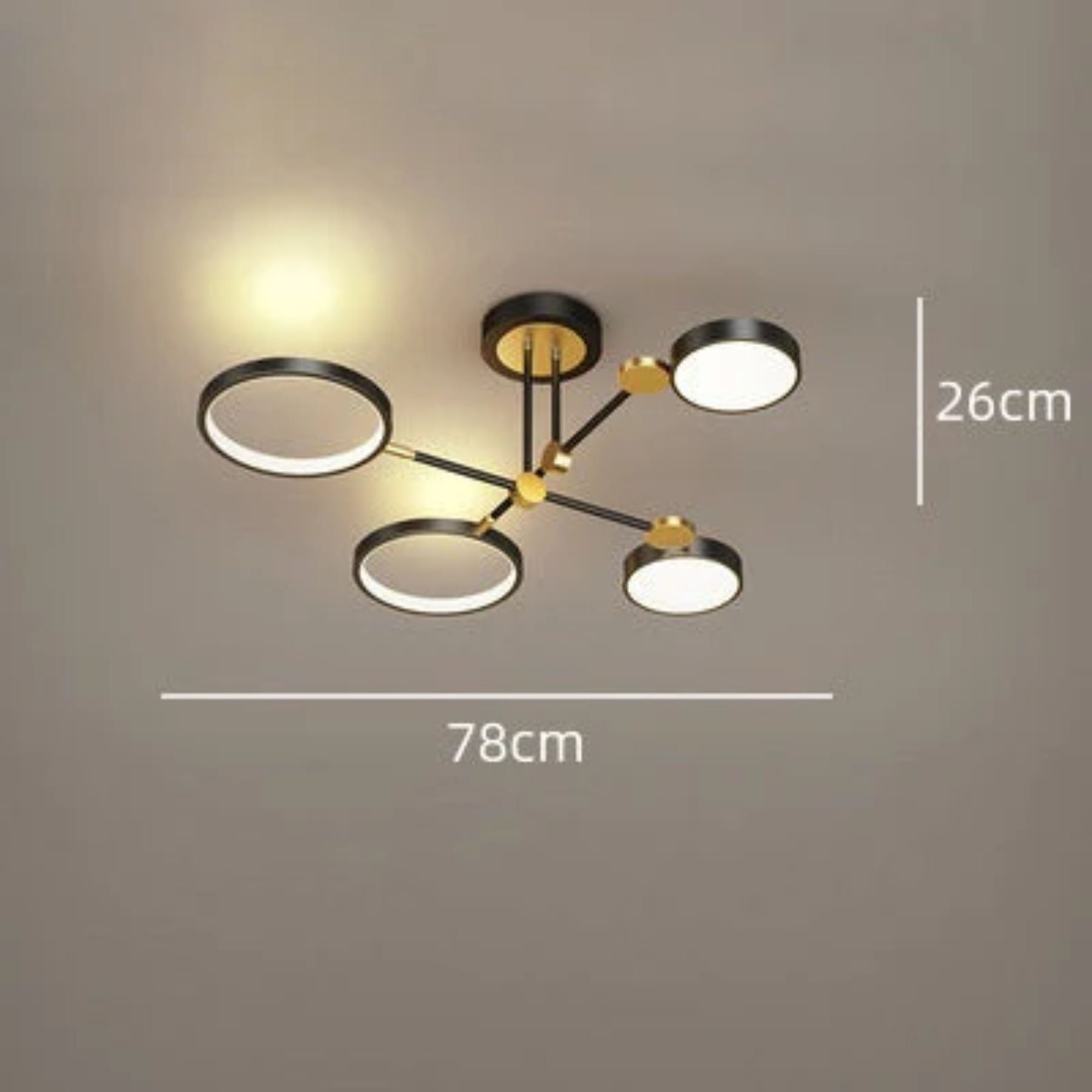 Zilzeno Ringdesign Ceiling Light