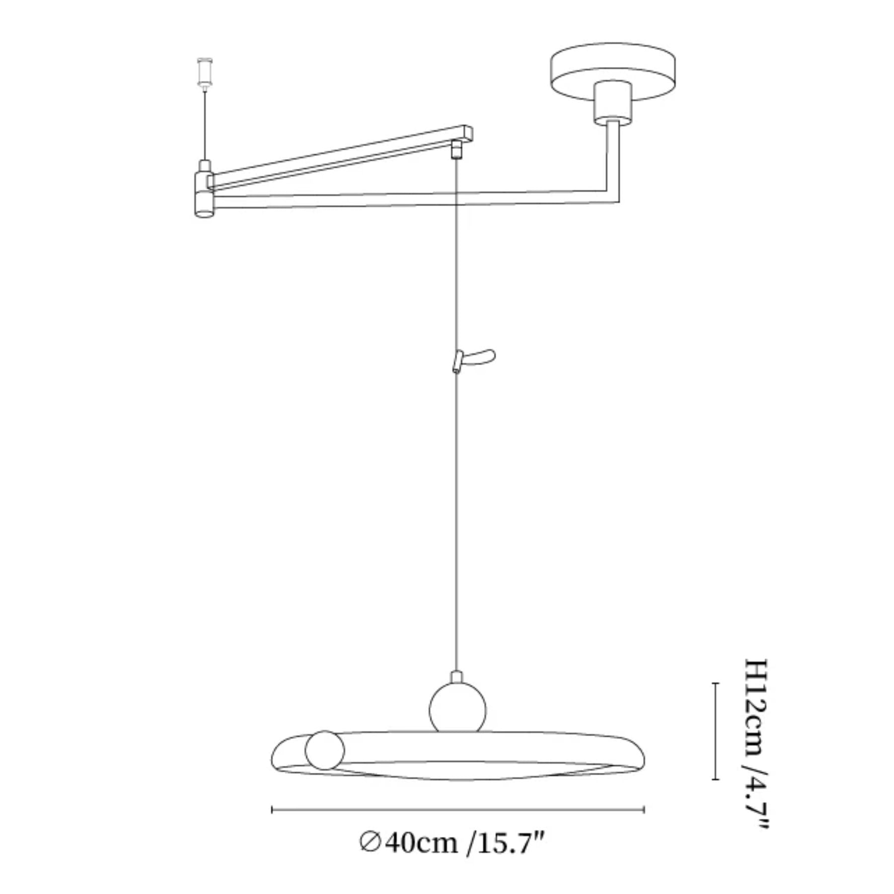 Ember Swing Arm Pendant Light