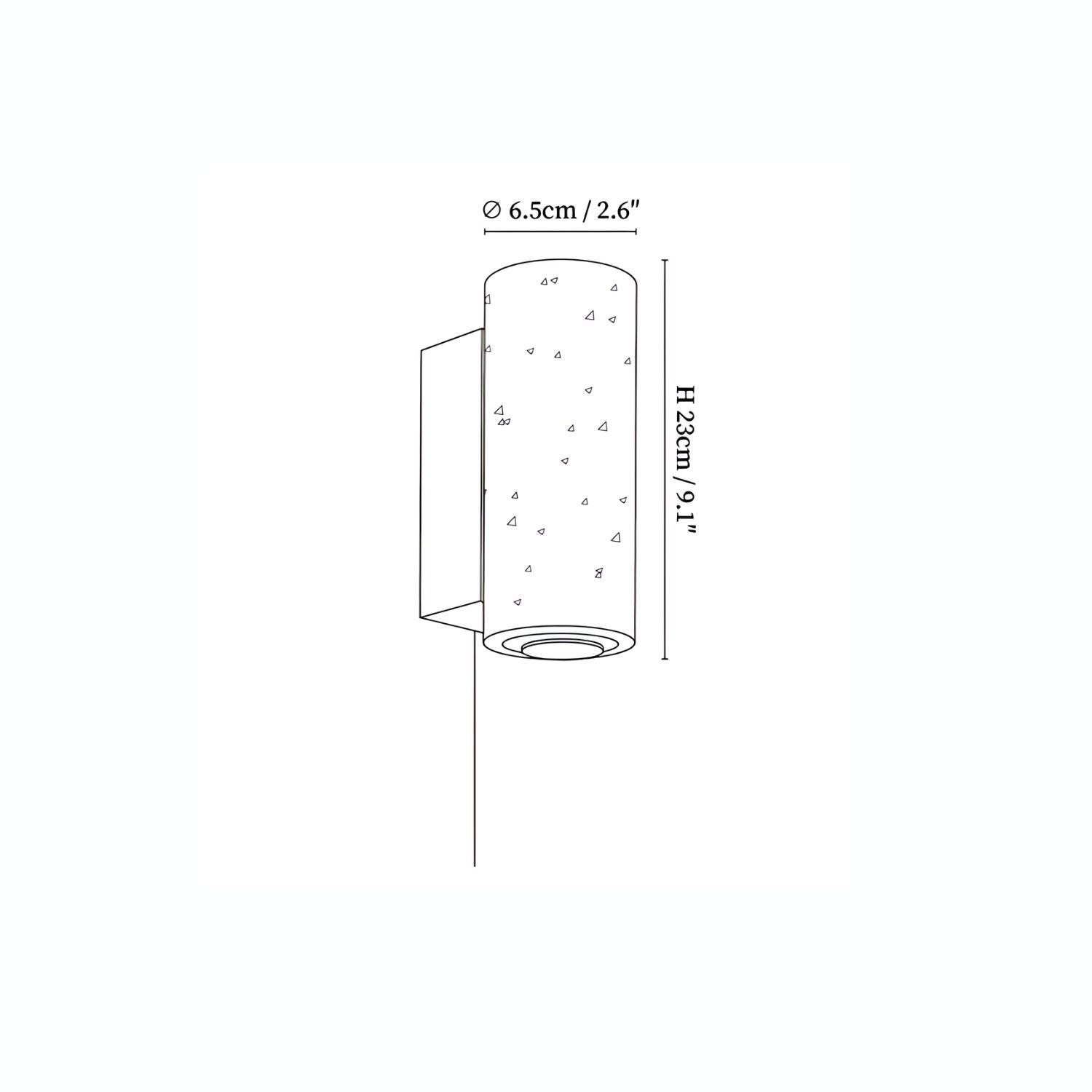 Belon Travertine Wall Light
