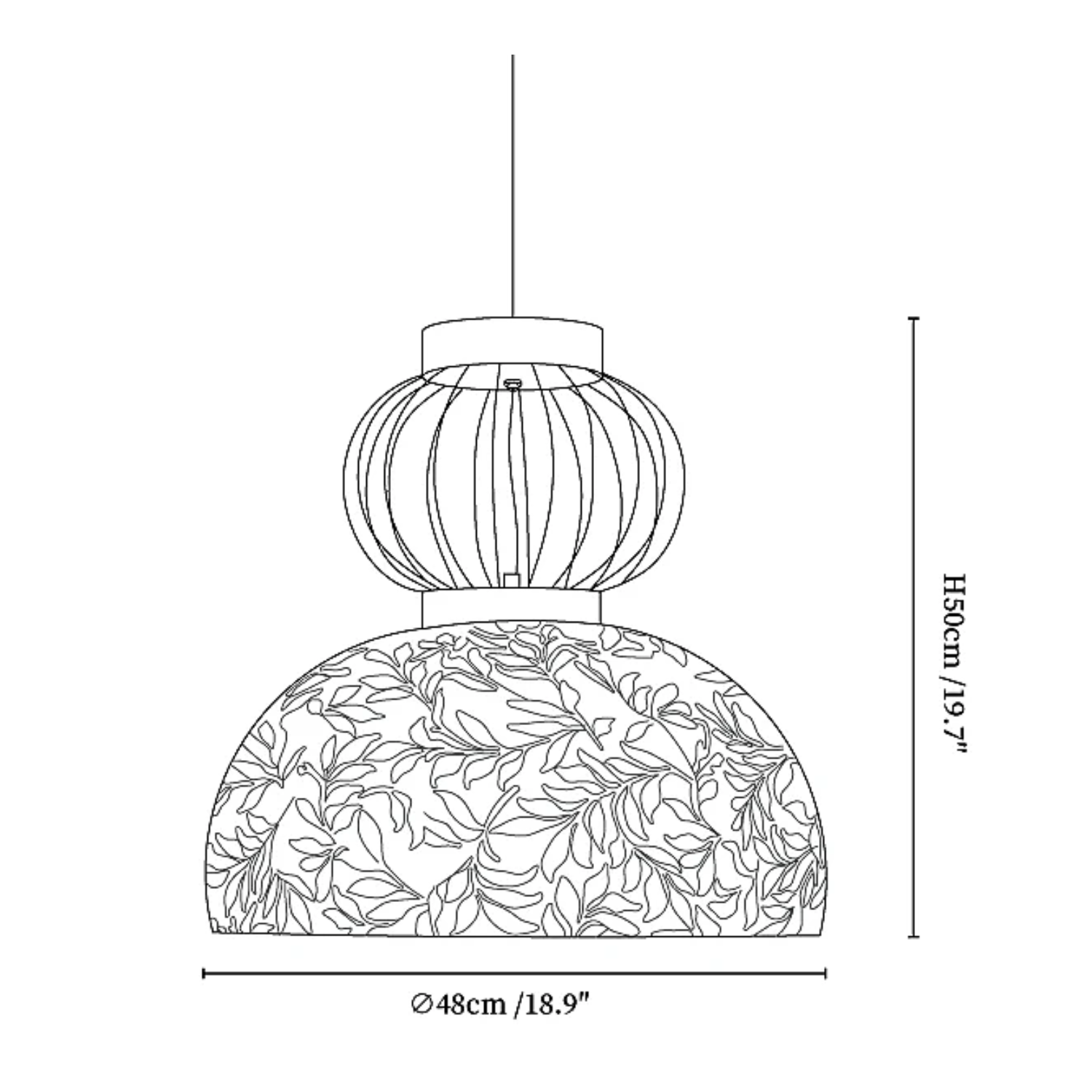 Koros Pendant Light
