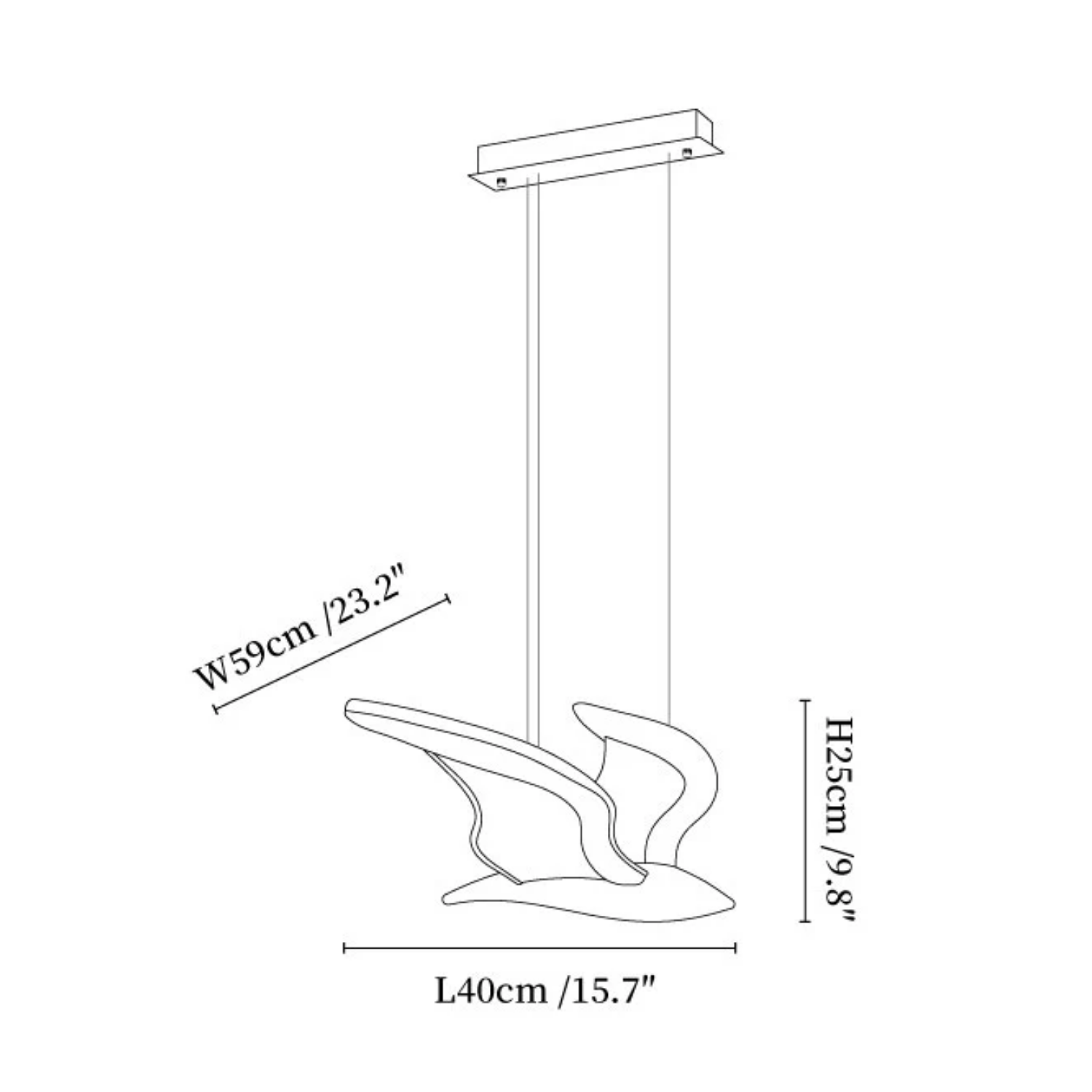 Melwing Pendant Light