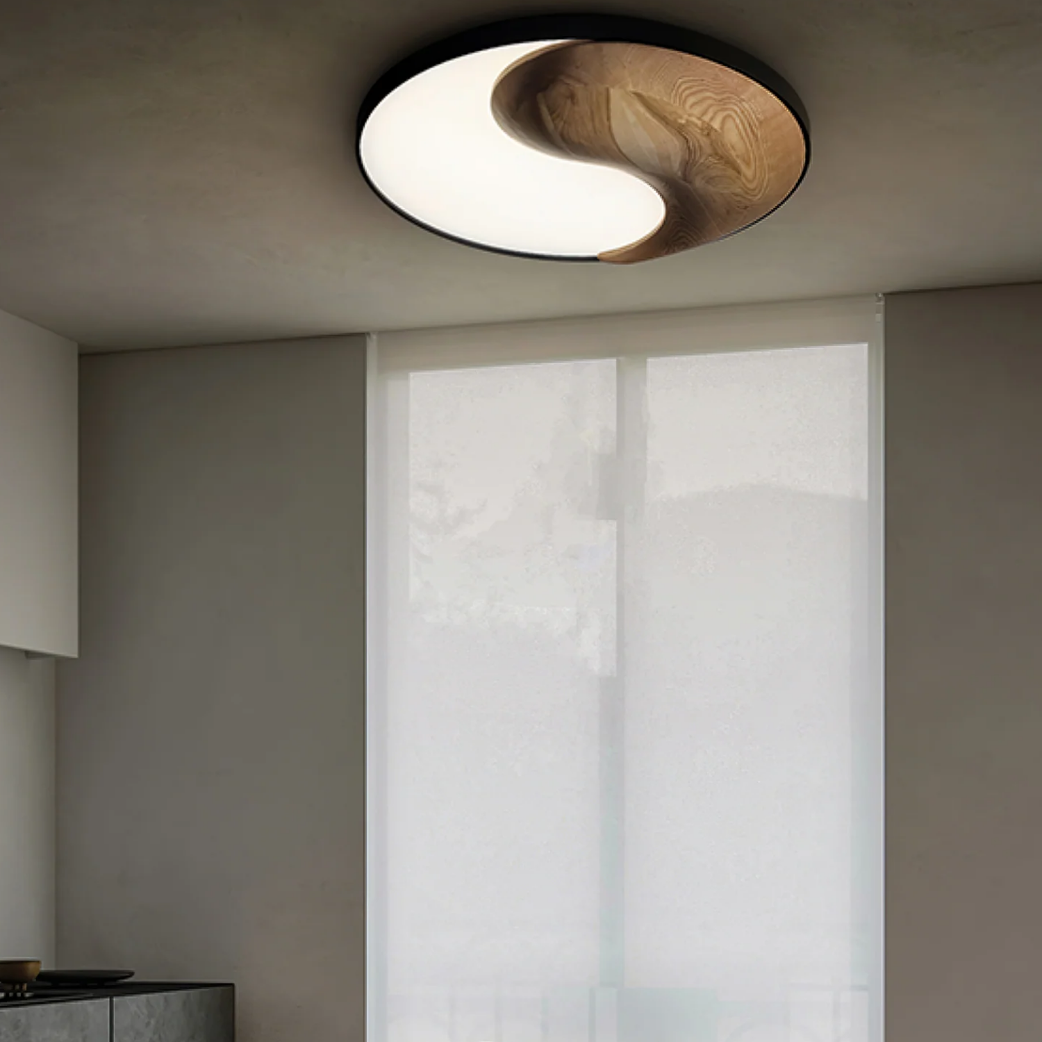YinYang Design Ceiling Light