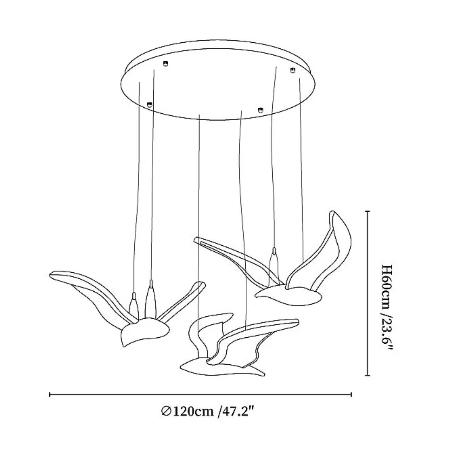 Melwing Pendant Light