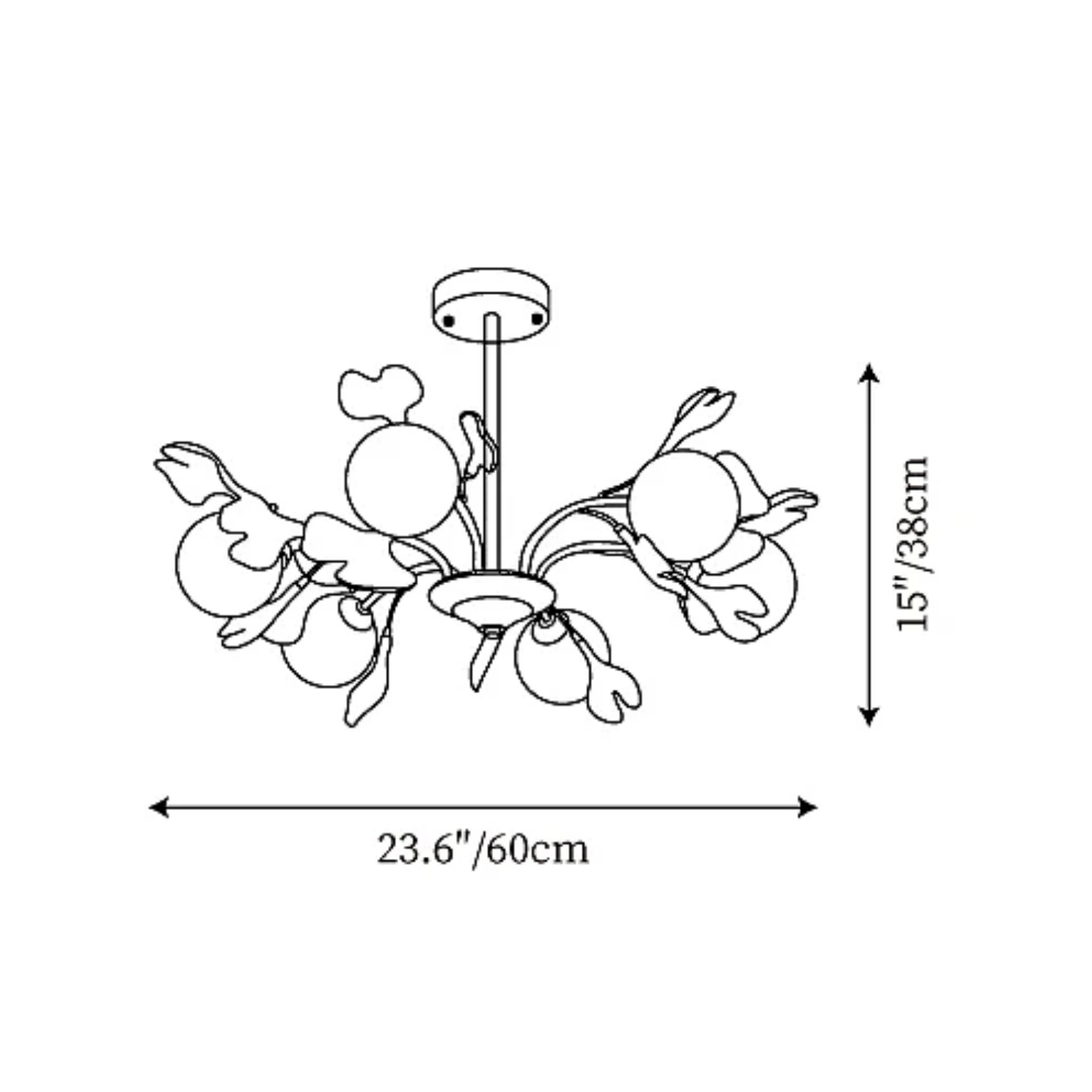 Televessa Ceiling Light