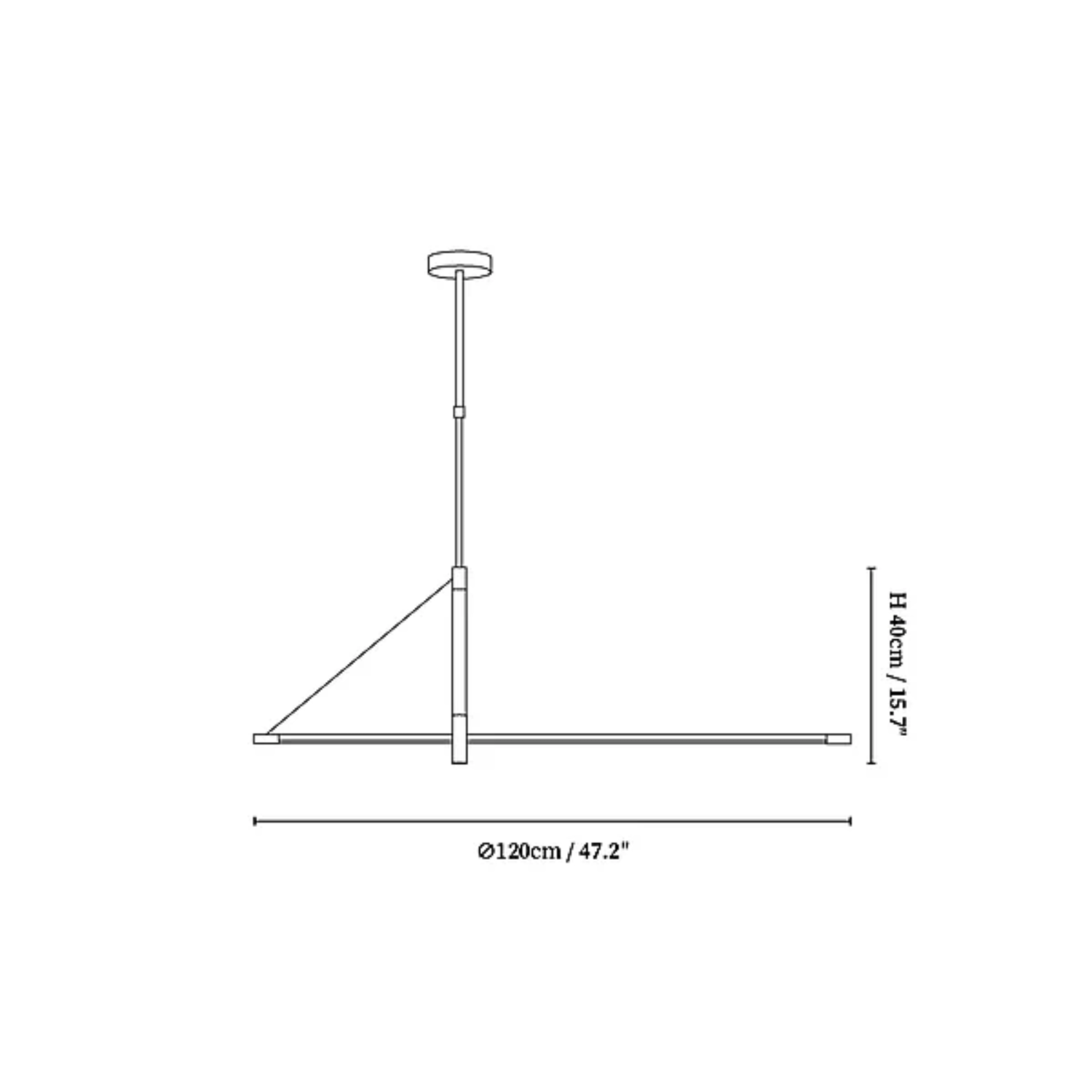 Renafy Linear Pendant Light