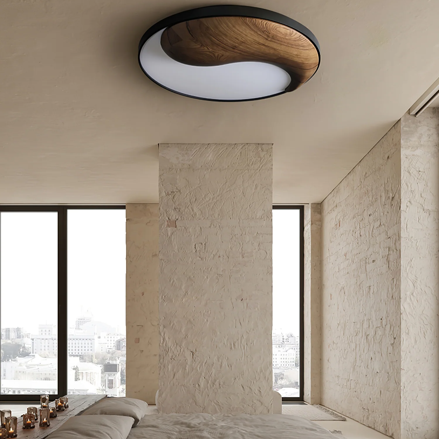 YinYang Design Ceiling Light