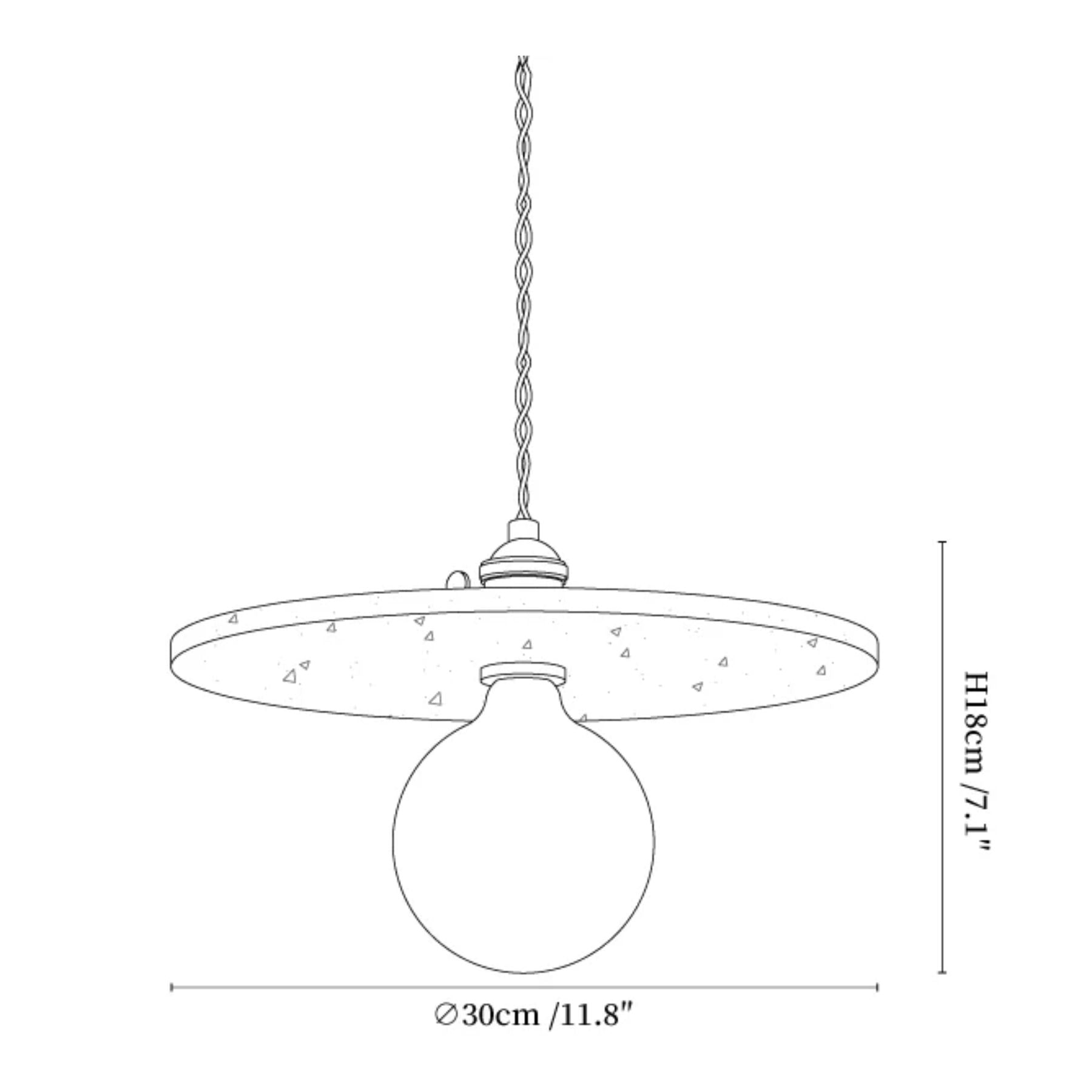 Ralimzo Natural Stone Pendant Light