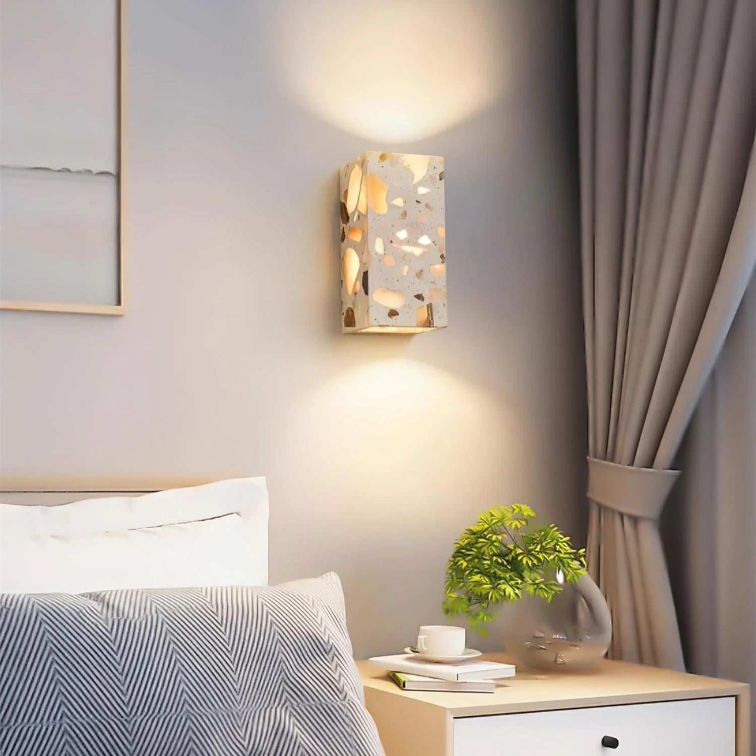 Belisca Natural Stone Wall Light