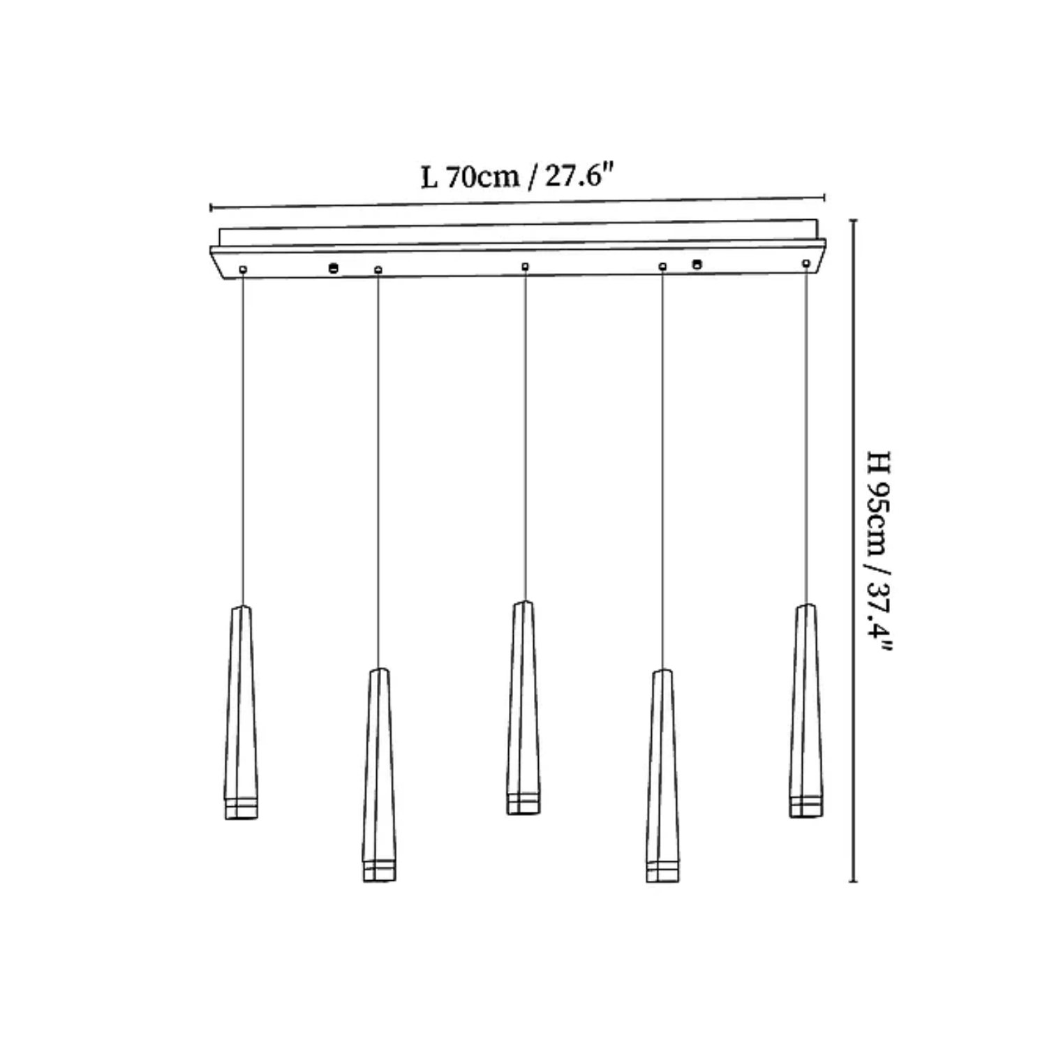 Firelighter Pendant Light