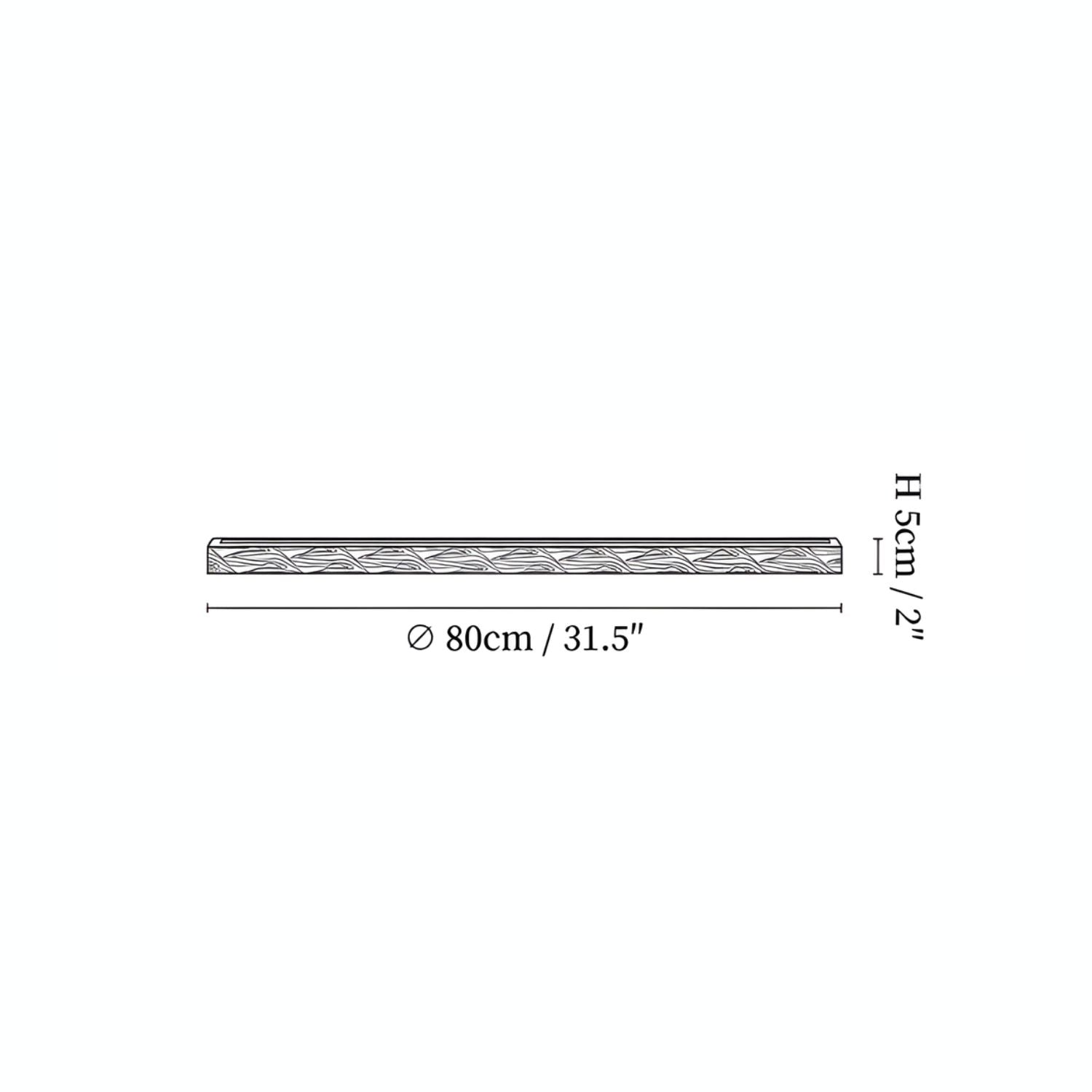 Meron Linear Wooden Wall Light