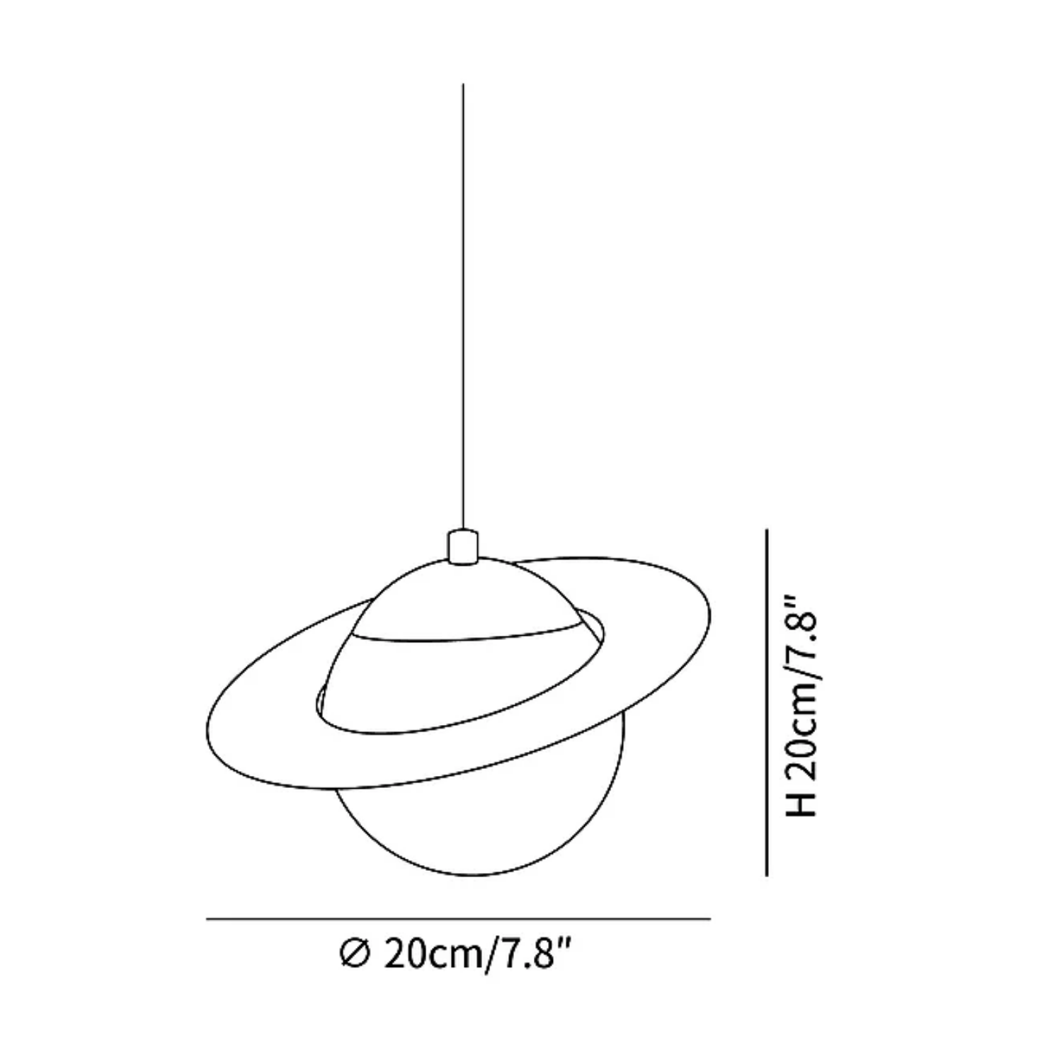 Saturno Pendant Light