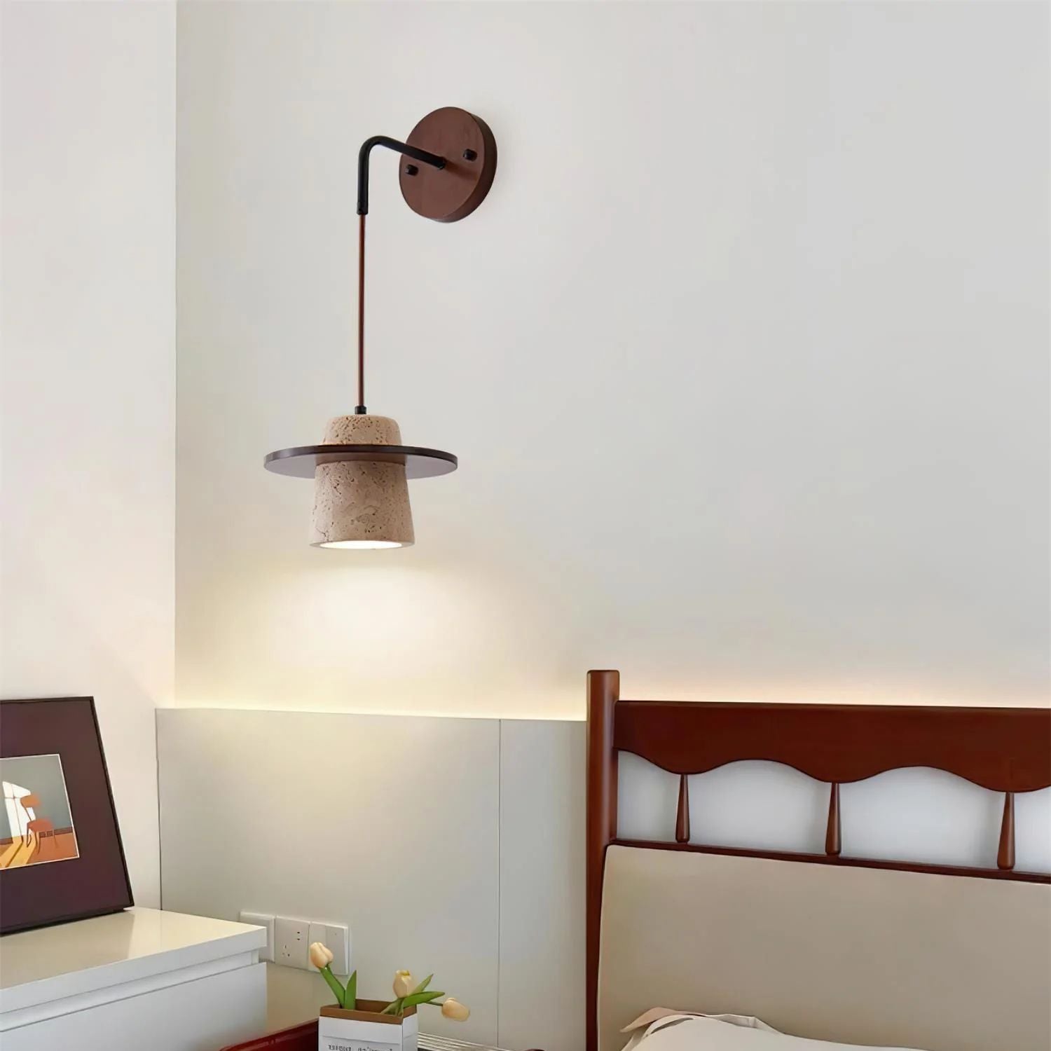 Mismon Natural Stone Wall Light