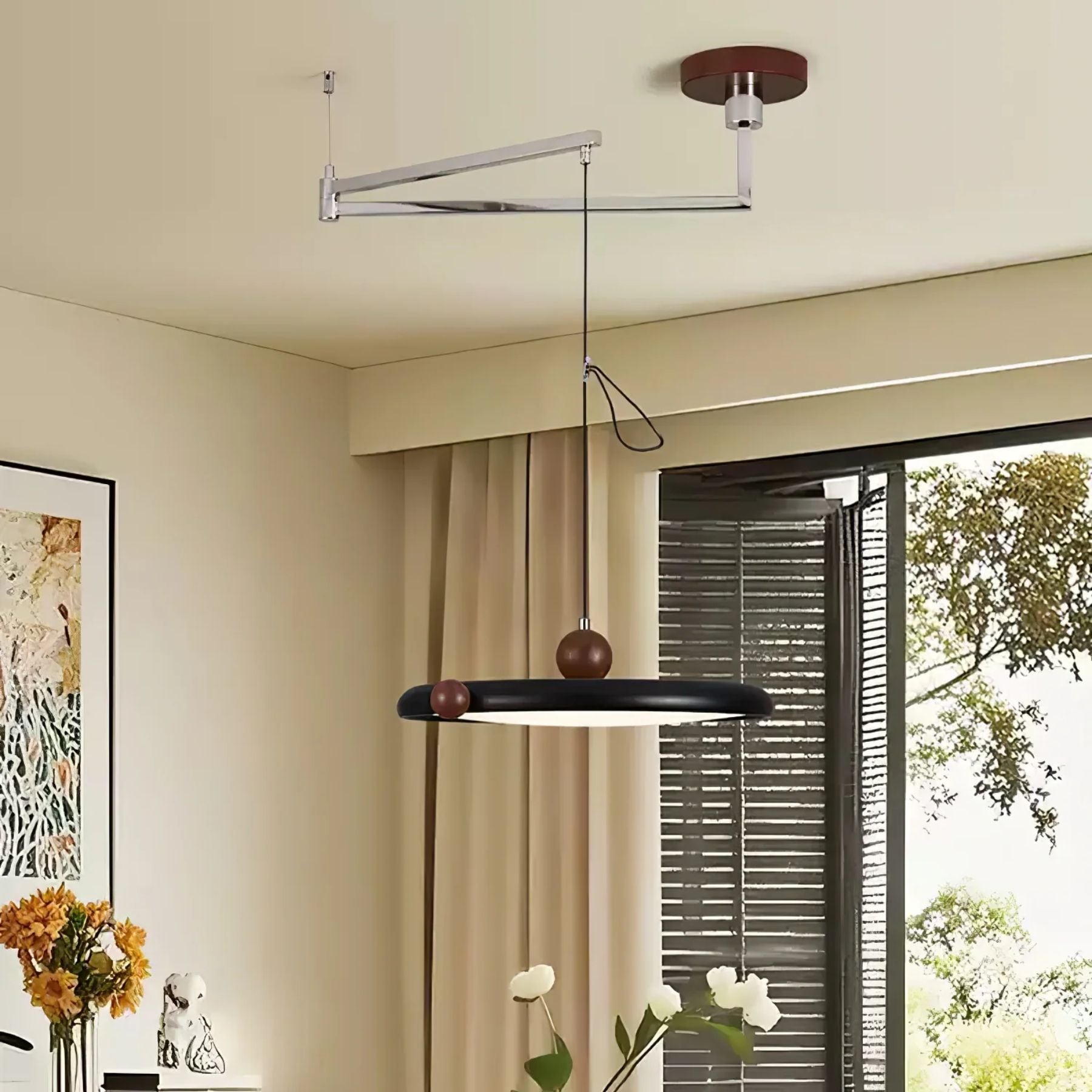 Ember Swing Arm Pendant Light