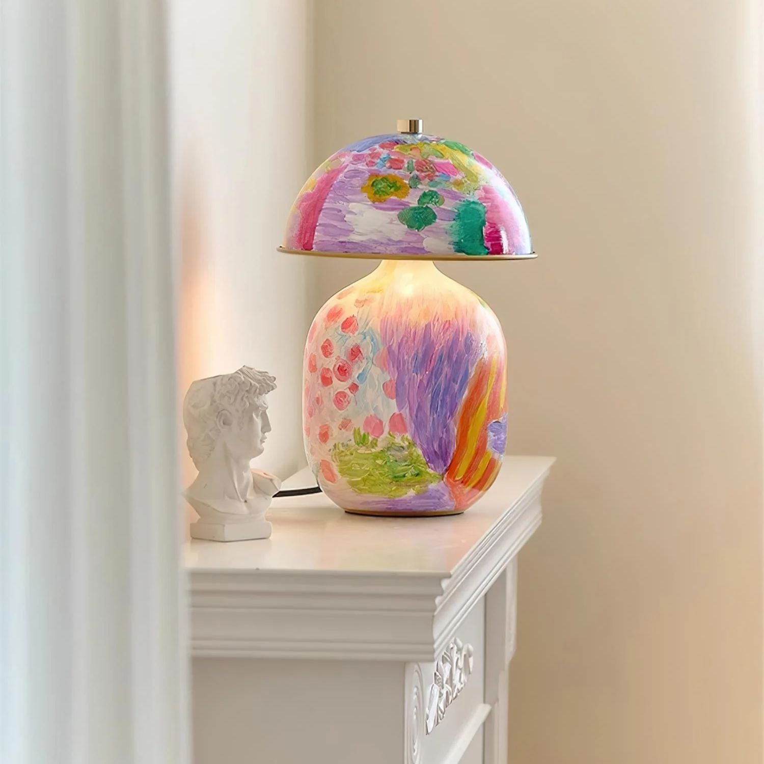 Celo Painted Table Lamp