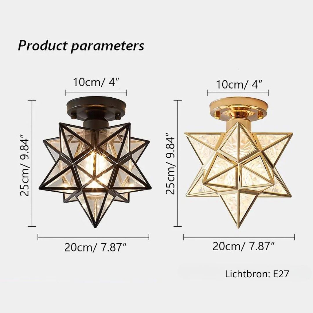 Pinlo Star-Shaped Ceiling Light