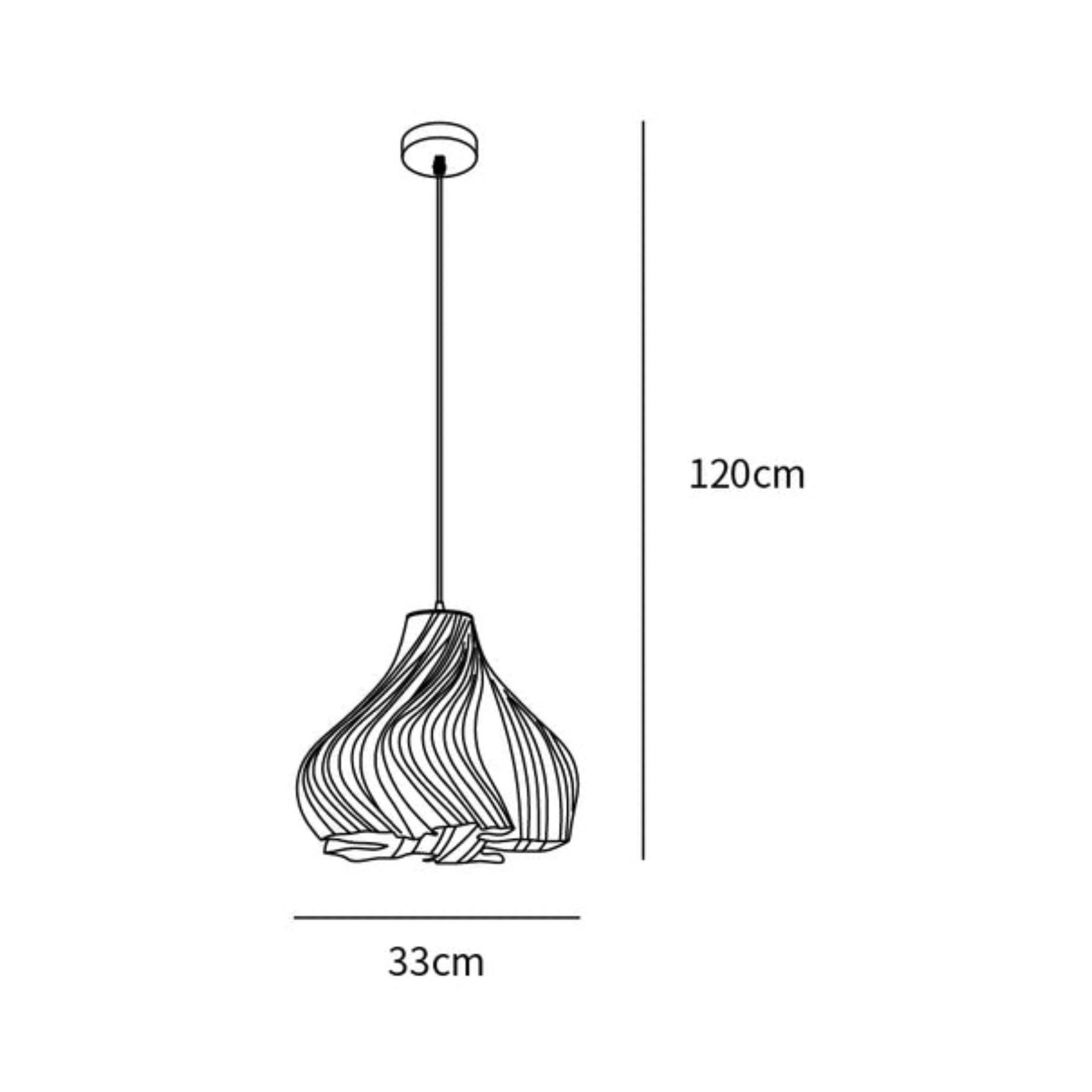 Mezzo Wave Pendant Light
