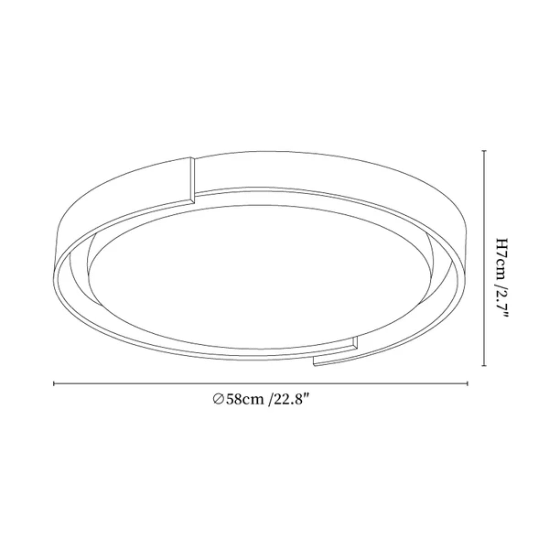 Egitan Natural Stone Ceiling Light