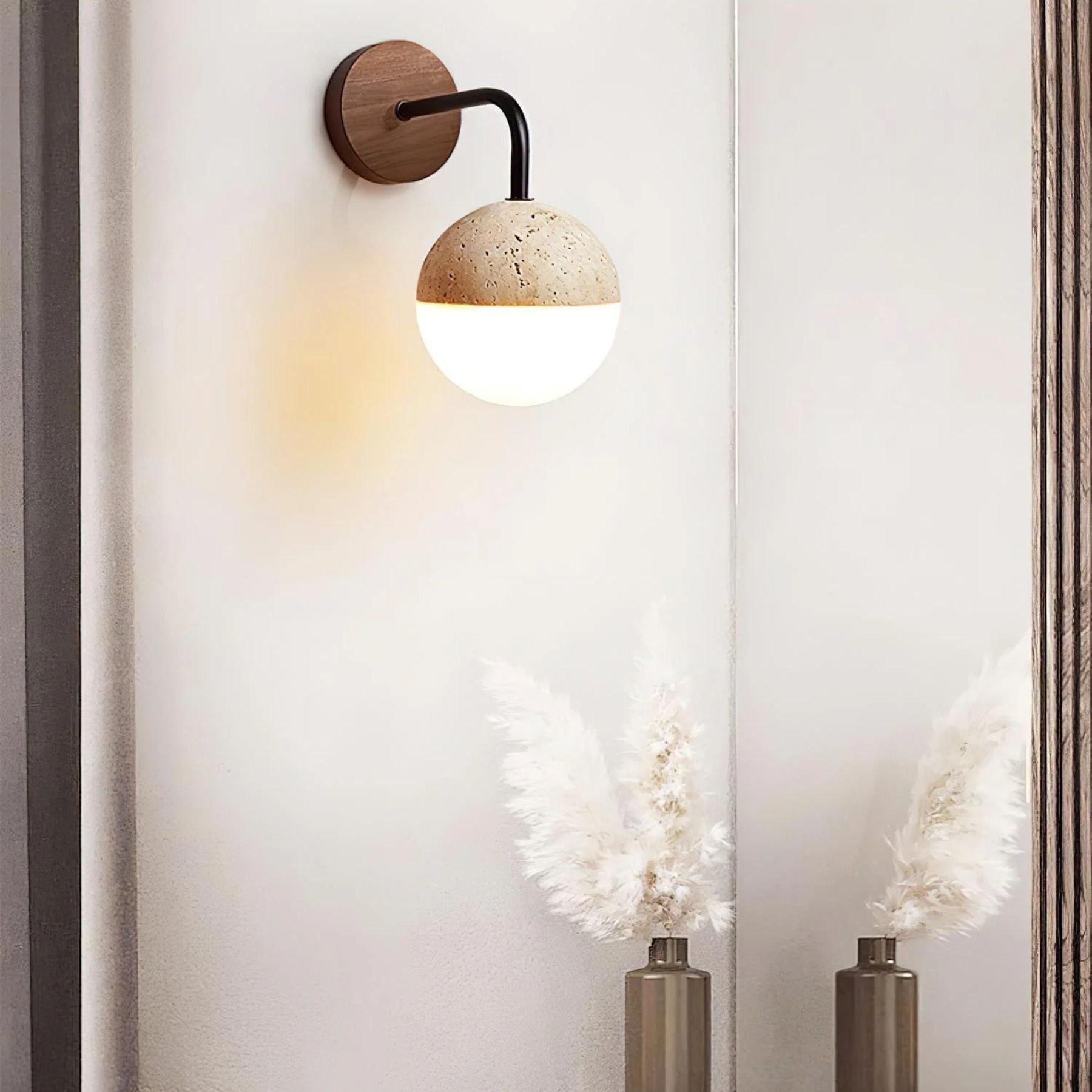 Boilin Natural Stone Wall Light