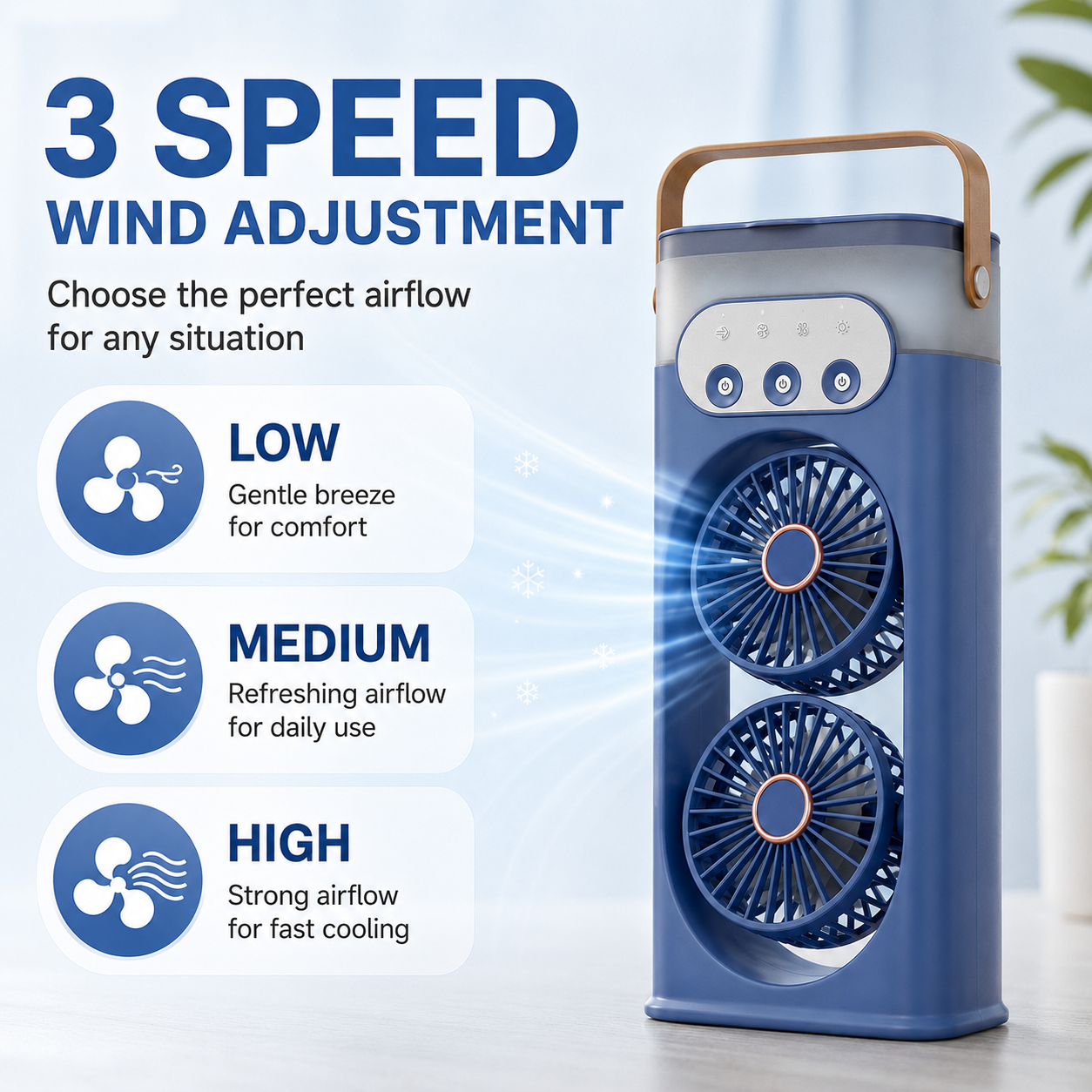 Orinli Portable Tower Fan