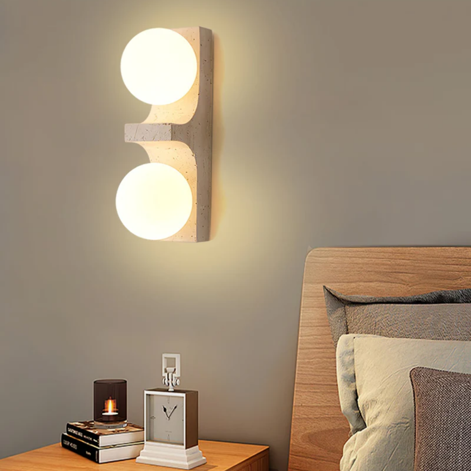 Ceiyra Travertine Wall Light