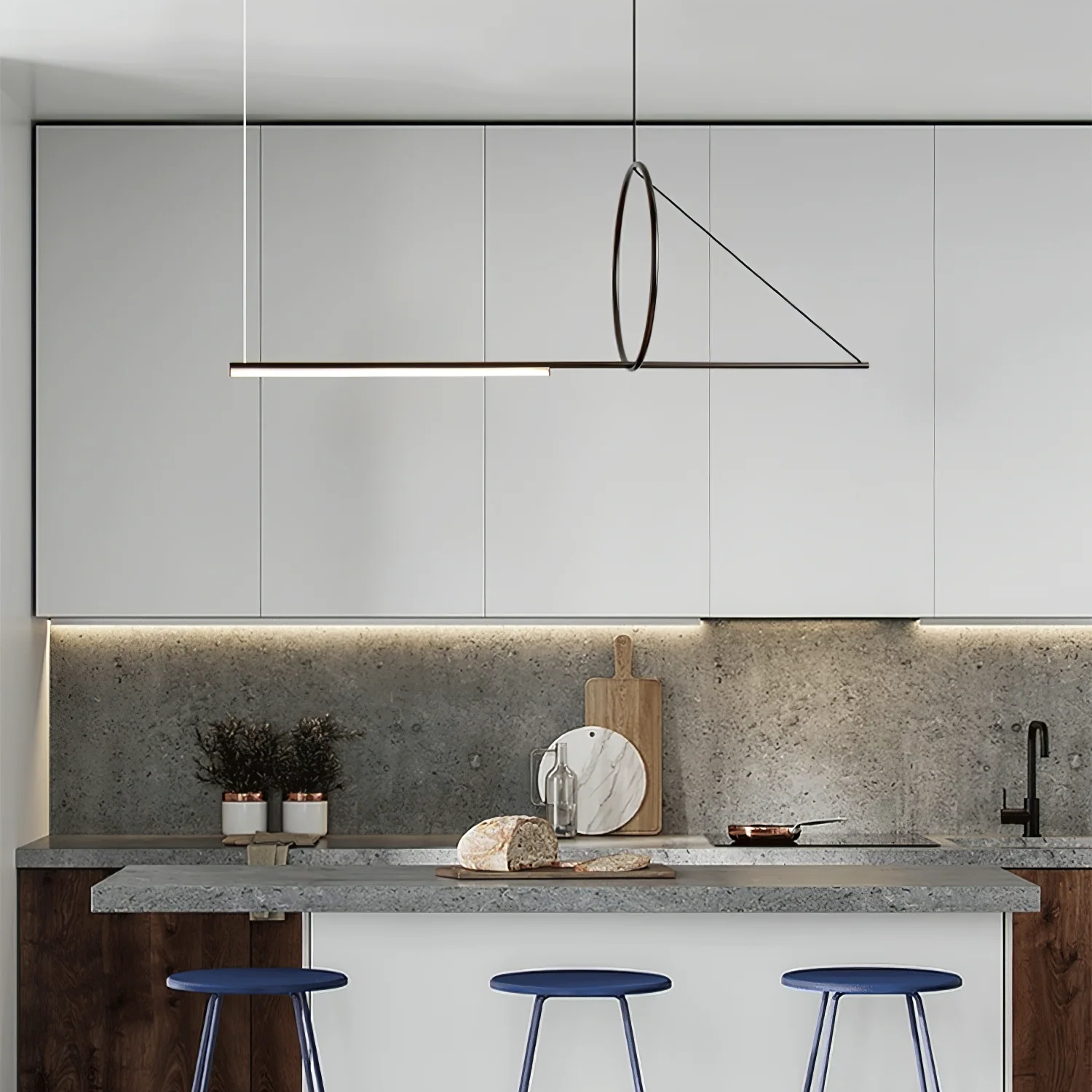 Renafy Circle Design Pendant Light
