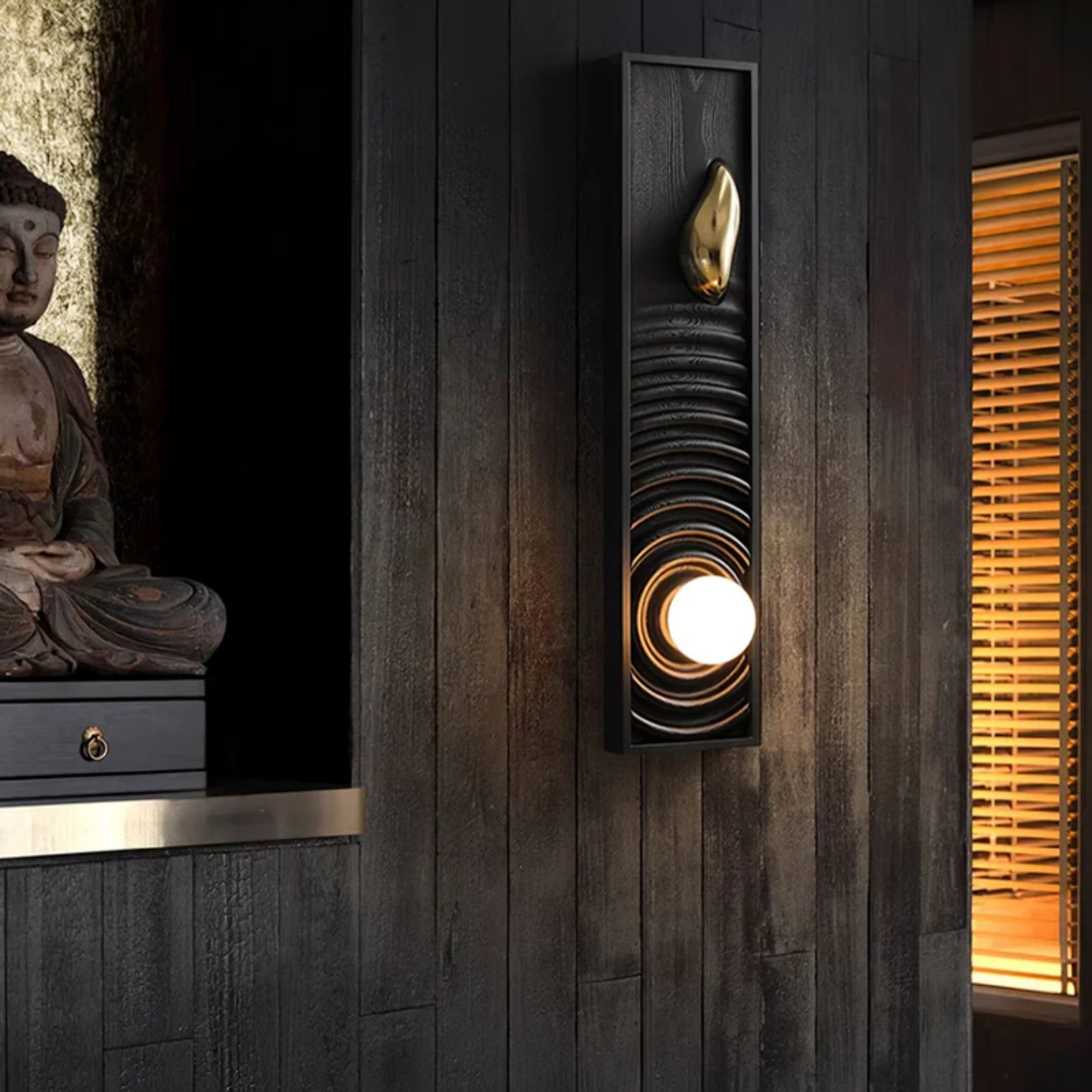 Moluze Wooden Wall Light