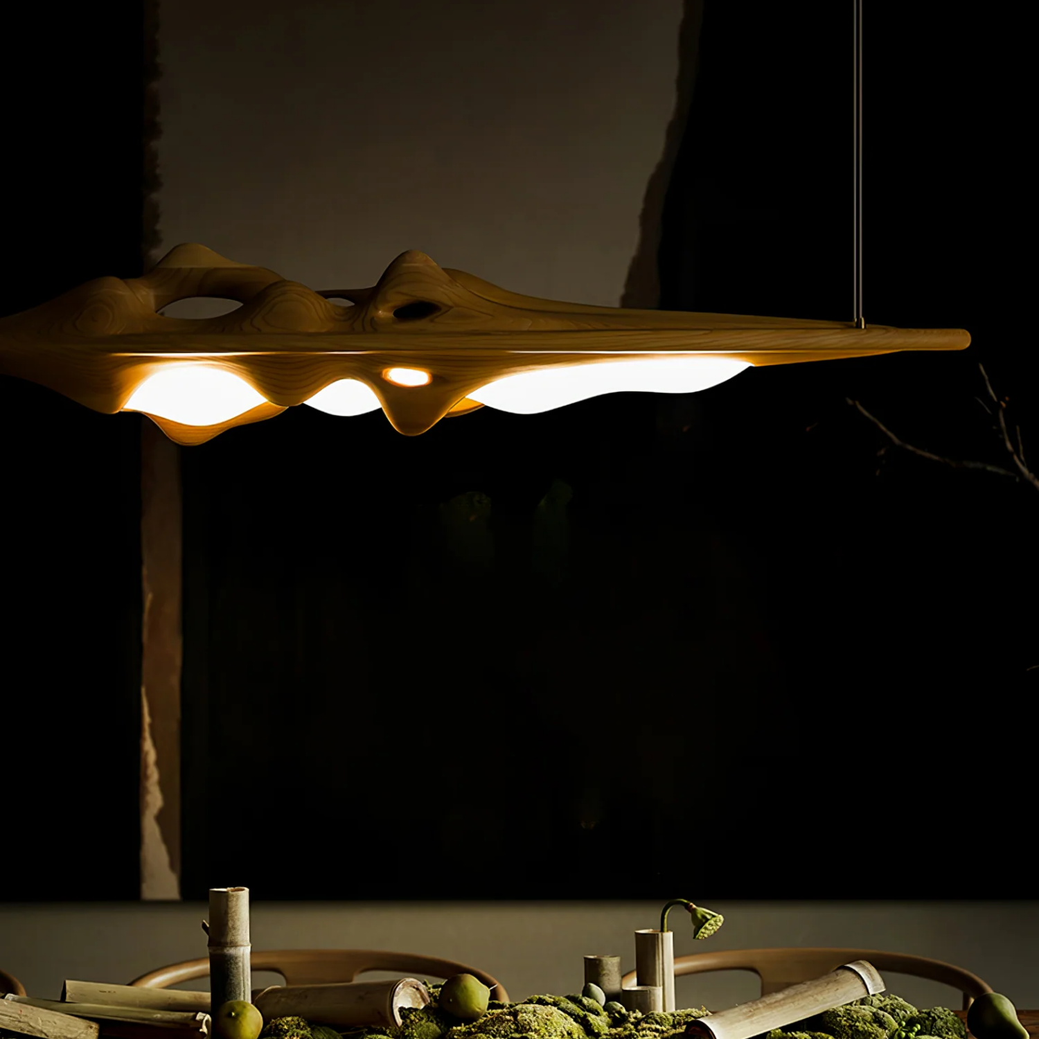 Diforaze Wooden Design Pendant Light