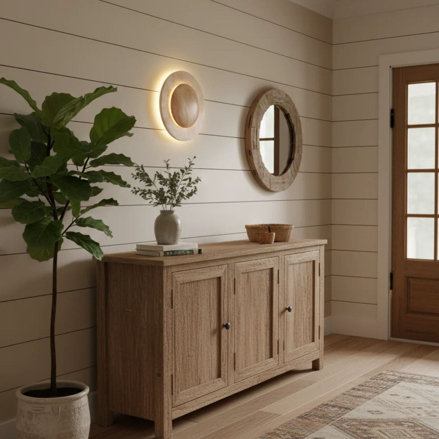 Celazo Natural Stone Wall Light