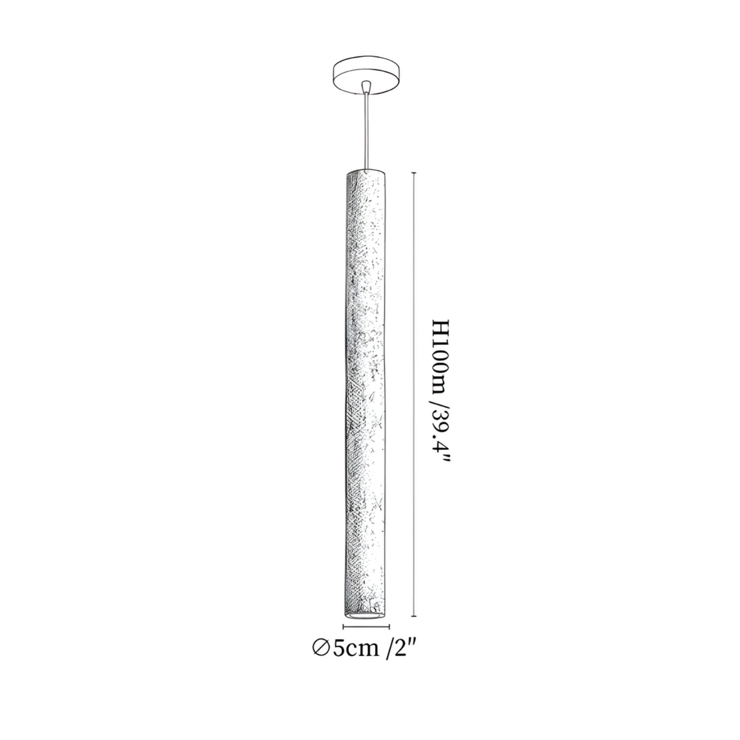 Gozan Travertine Pendant Light