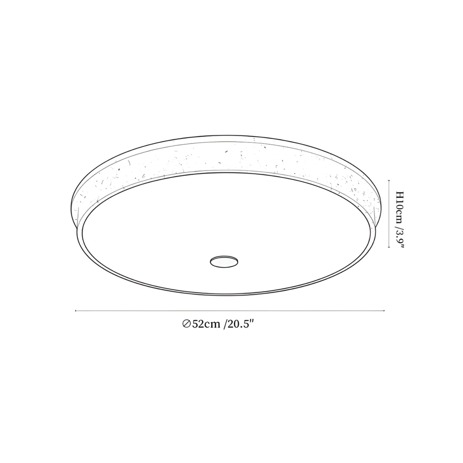 Zerpha Travertine Ceiling Light