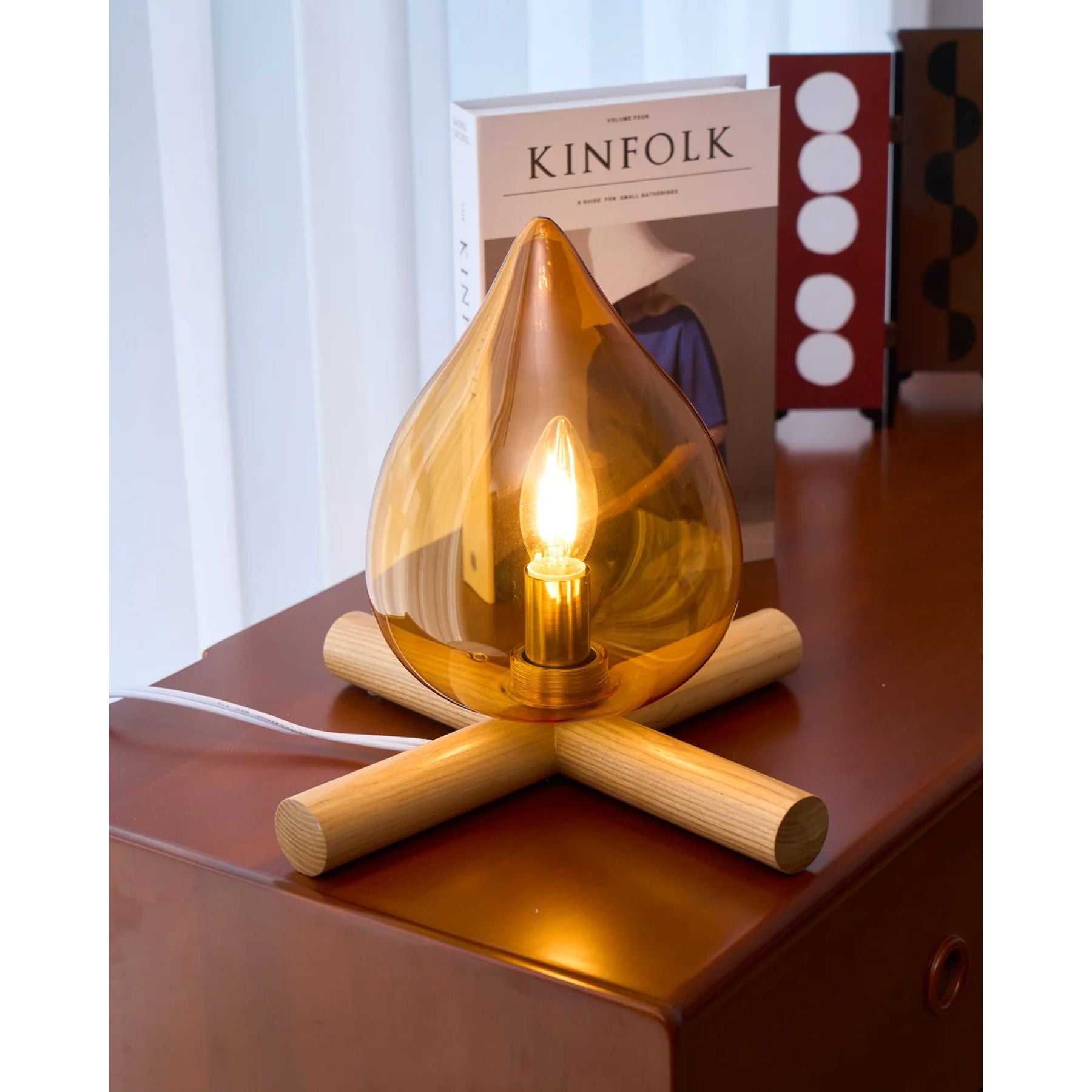 Houtvuurtje Table Lamp