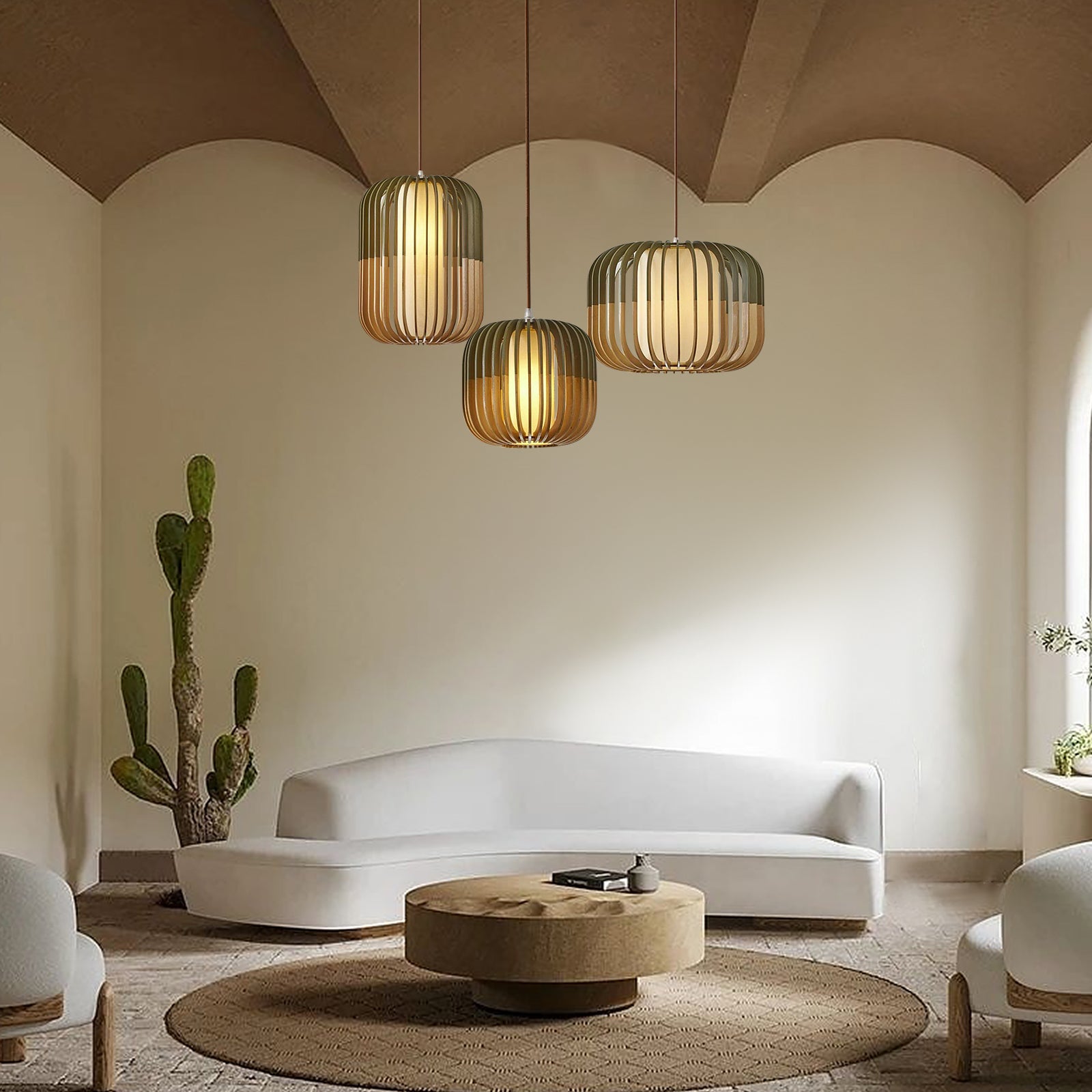 Amaya Wooden Pendant Light