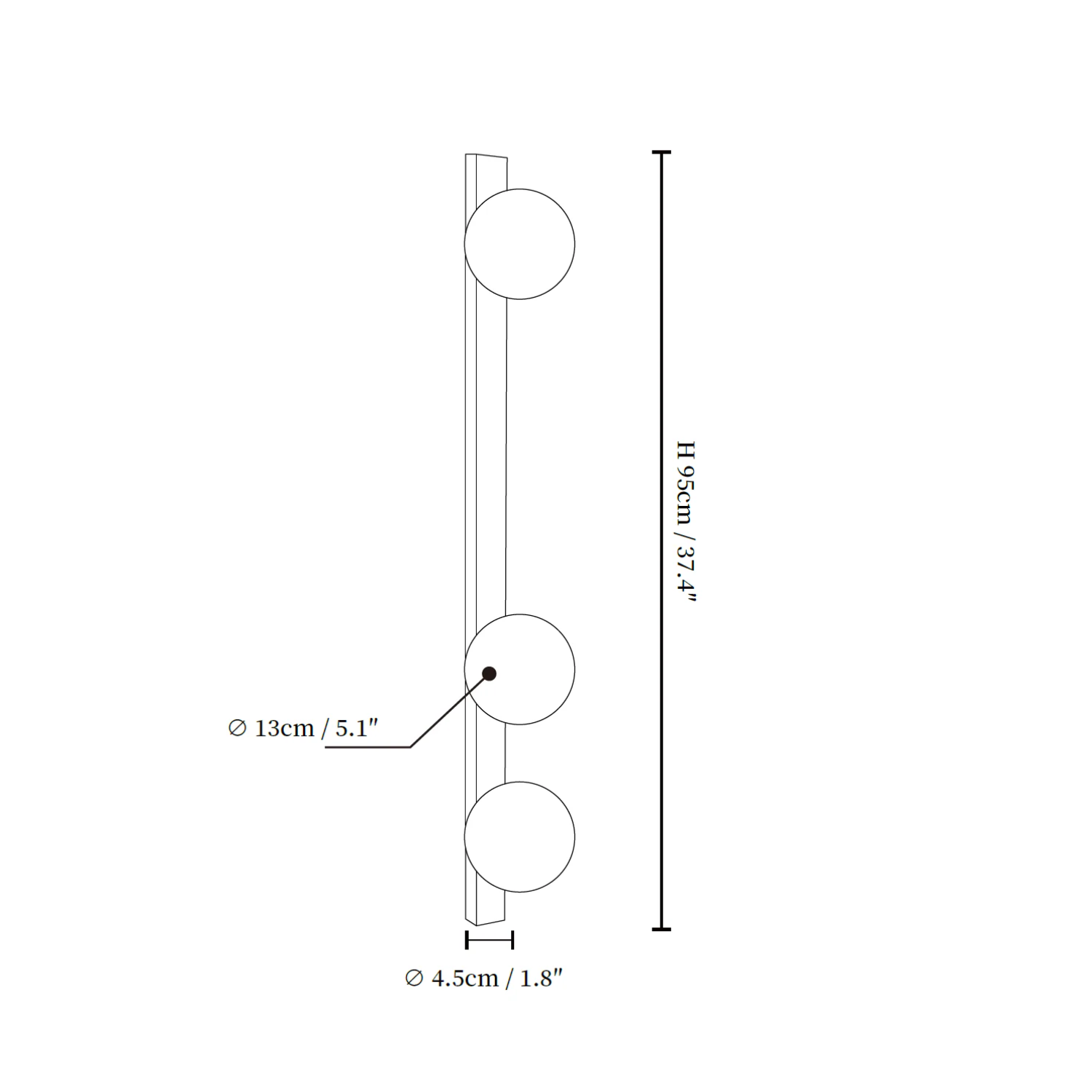 Vemme Natural Stone Wall Light