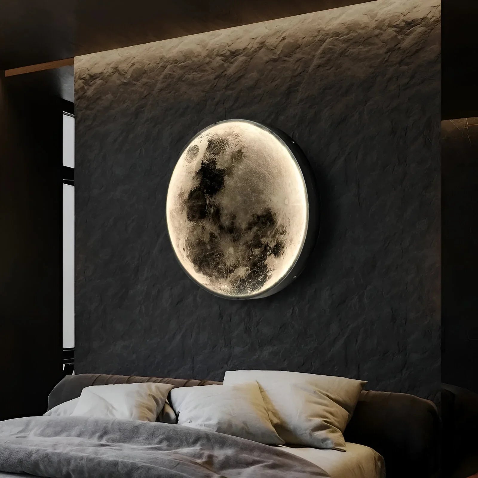 Eclipse Moon Design Wall Light