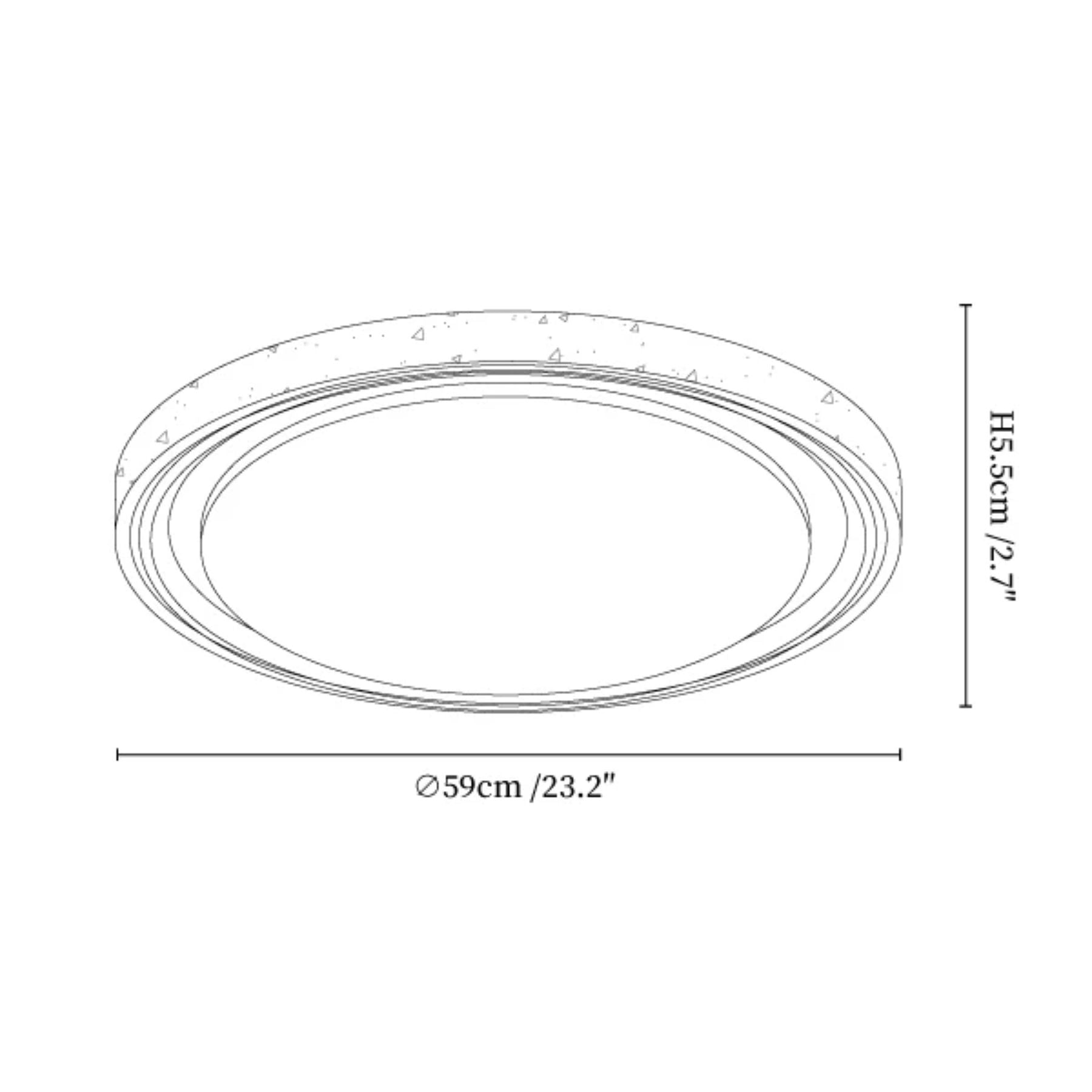 Telmalun Natural Stone Ceiling Light
