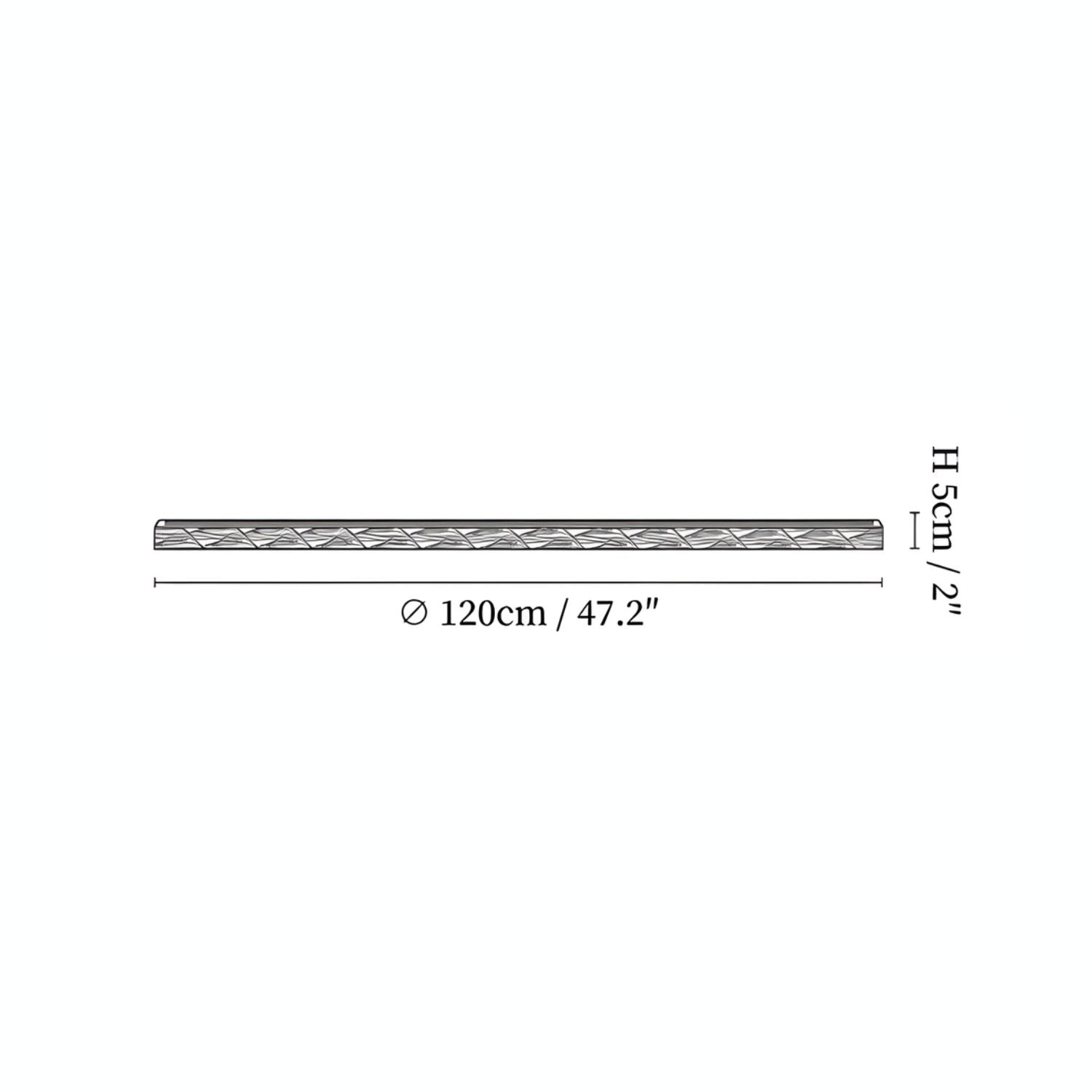 Meron Linear Wooden Wall Light