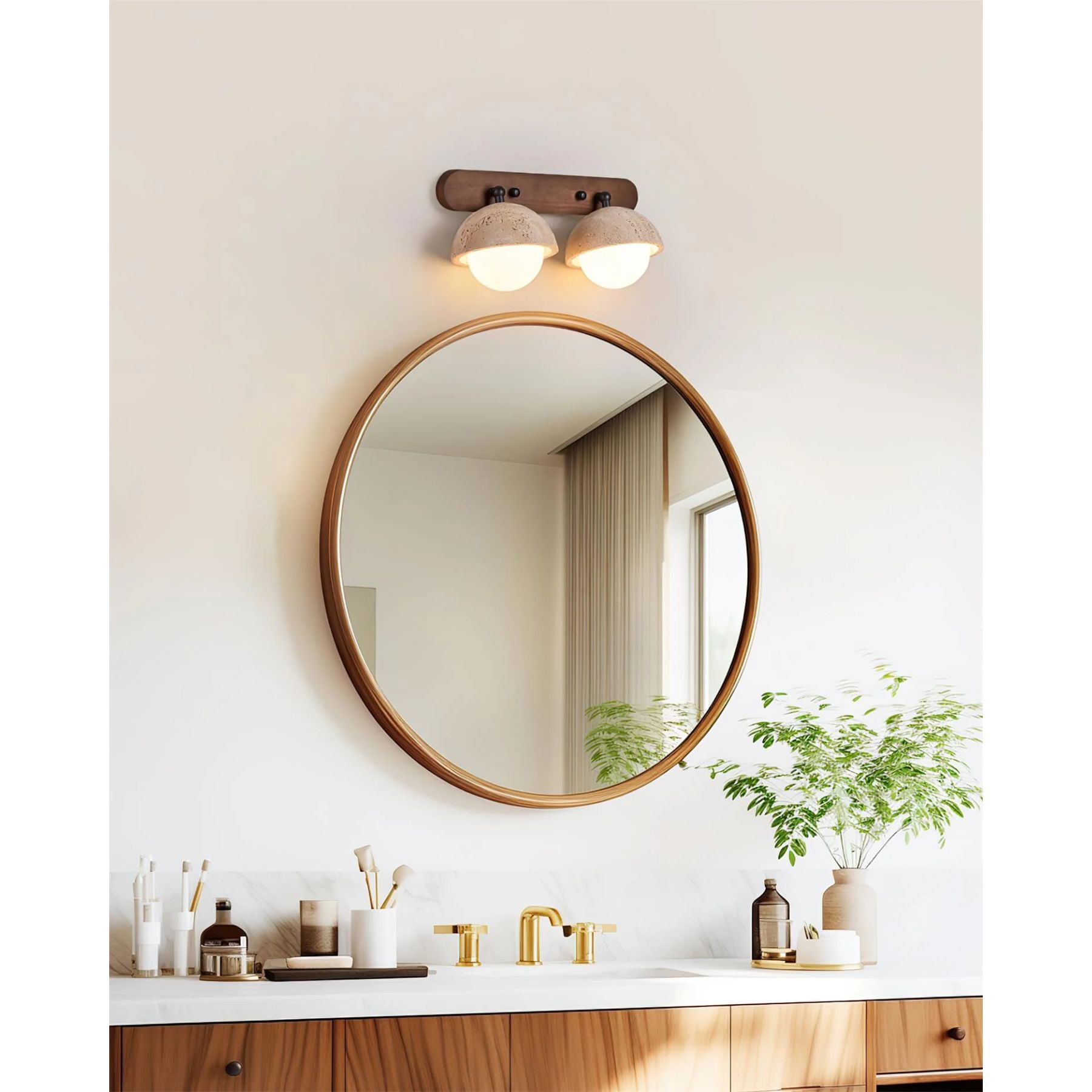 Pellenza Natural Stone Wall Light