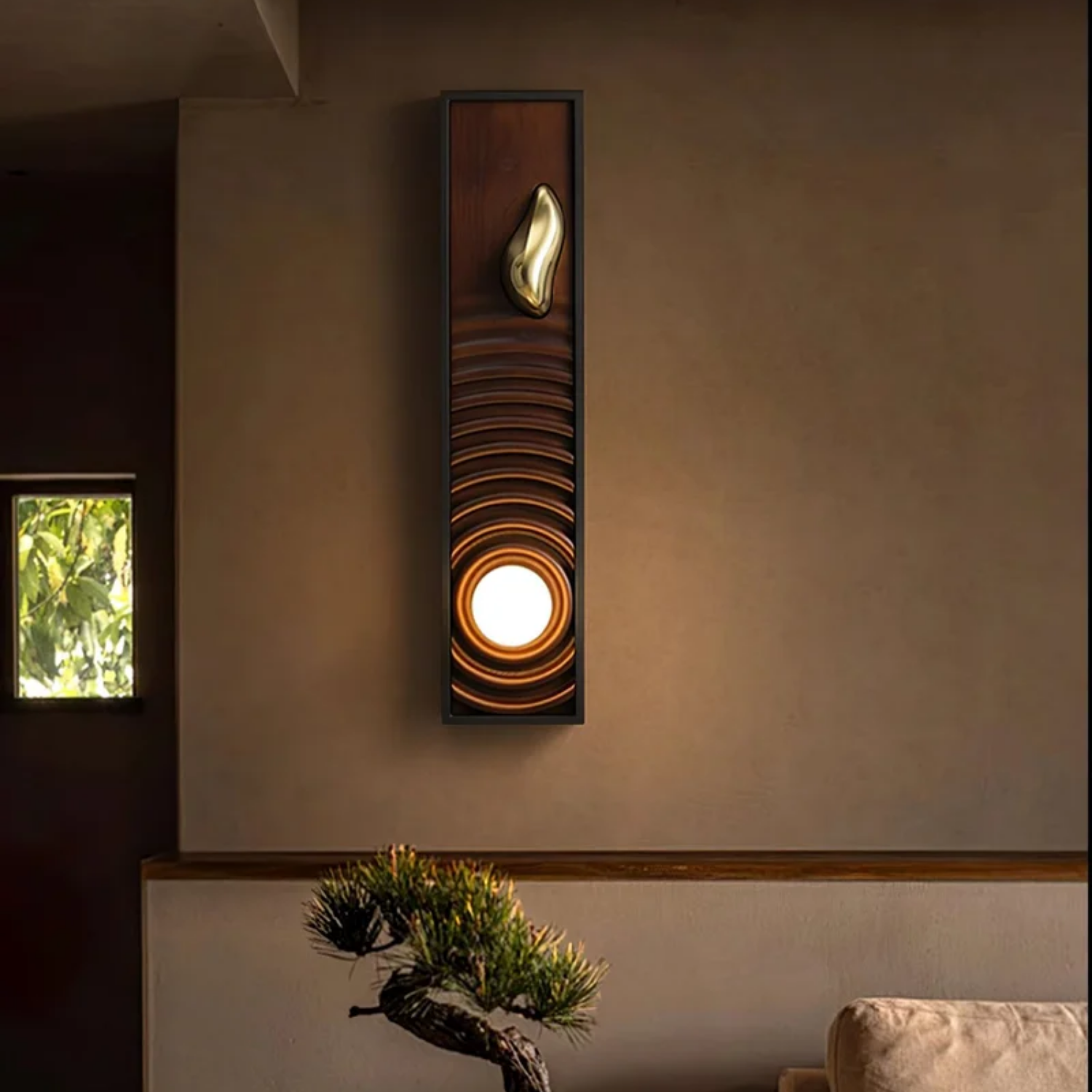 Moluze Wooden Wall Light