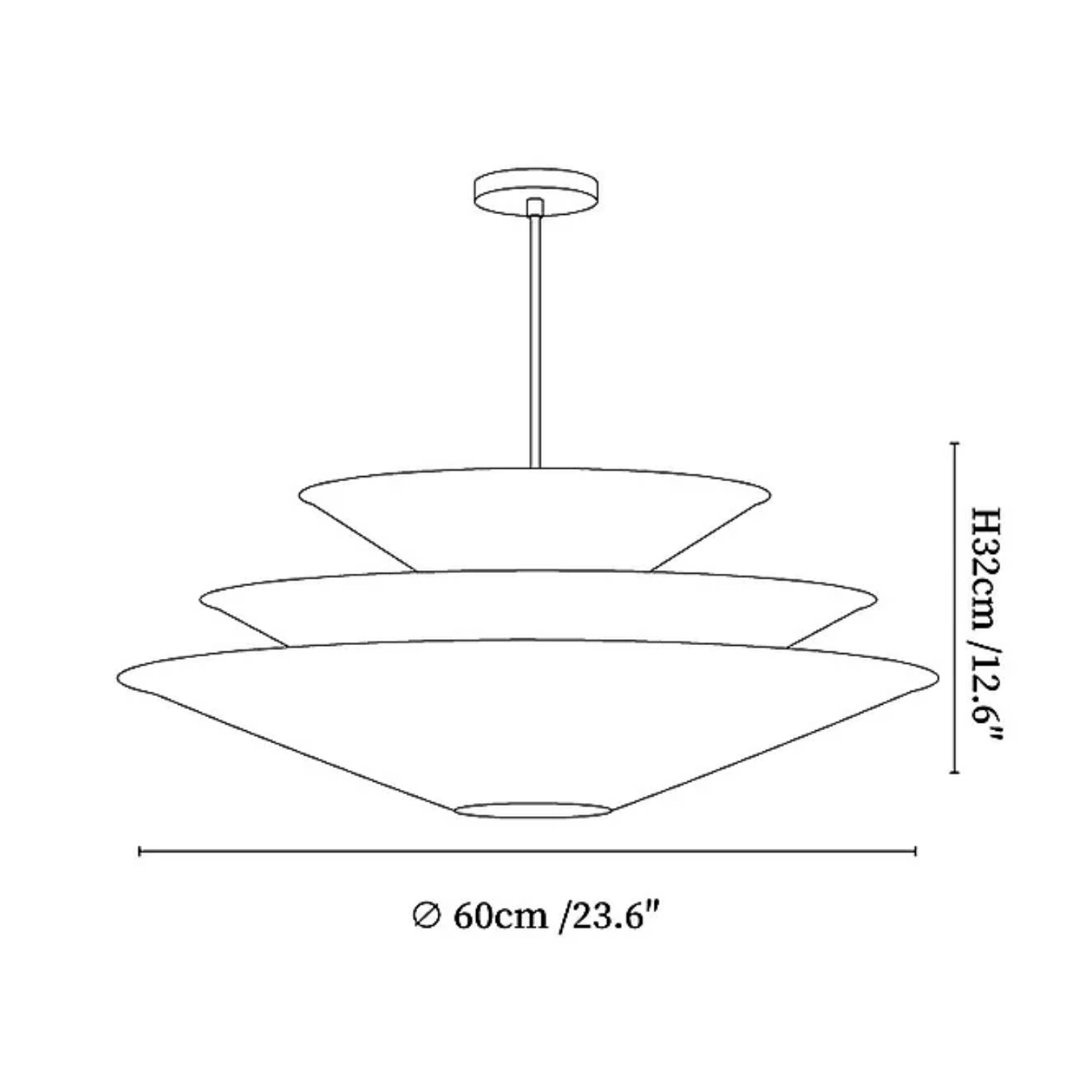 Uteza Layered Pendant Light