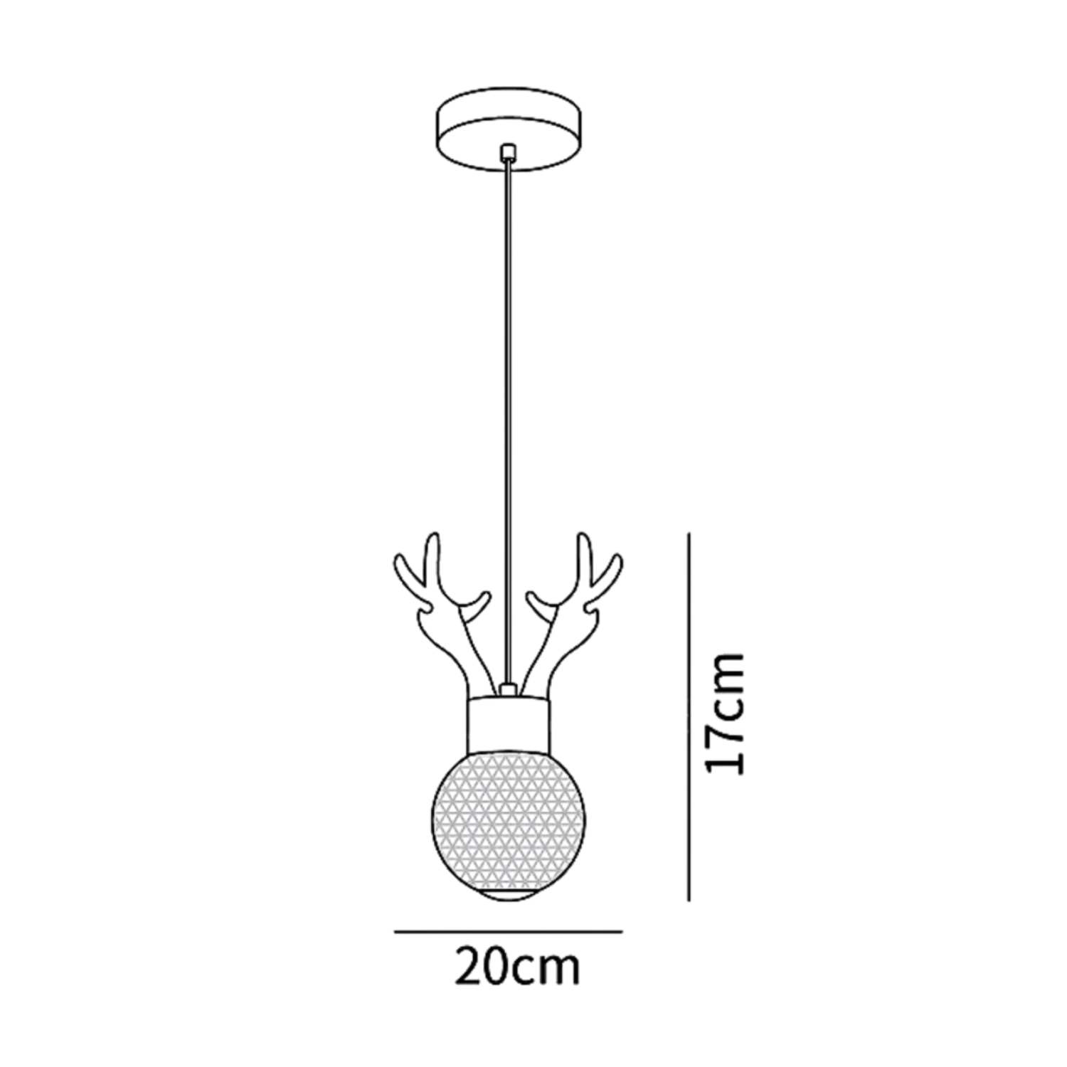 Gewei Pendant Light