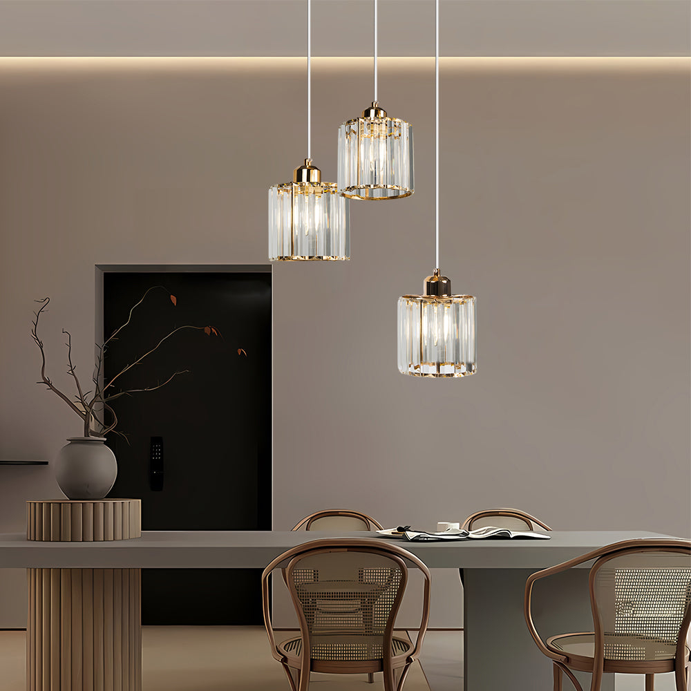Multi-Head Crystal Pendant Light