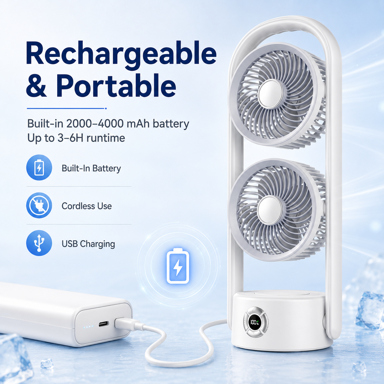 Freezio Tower Fan