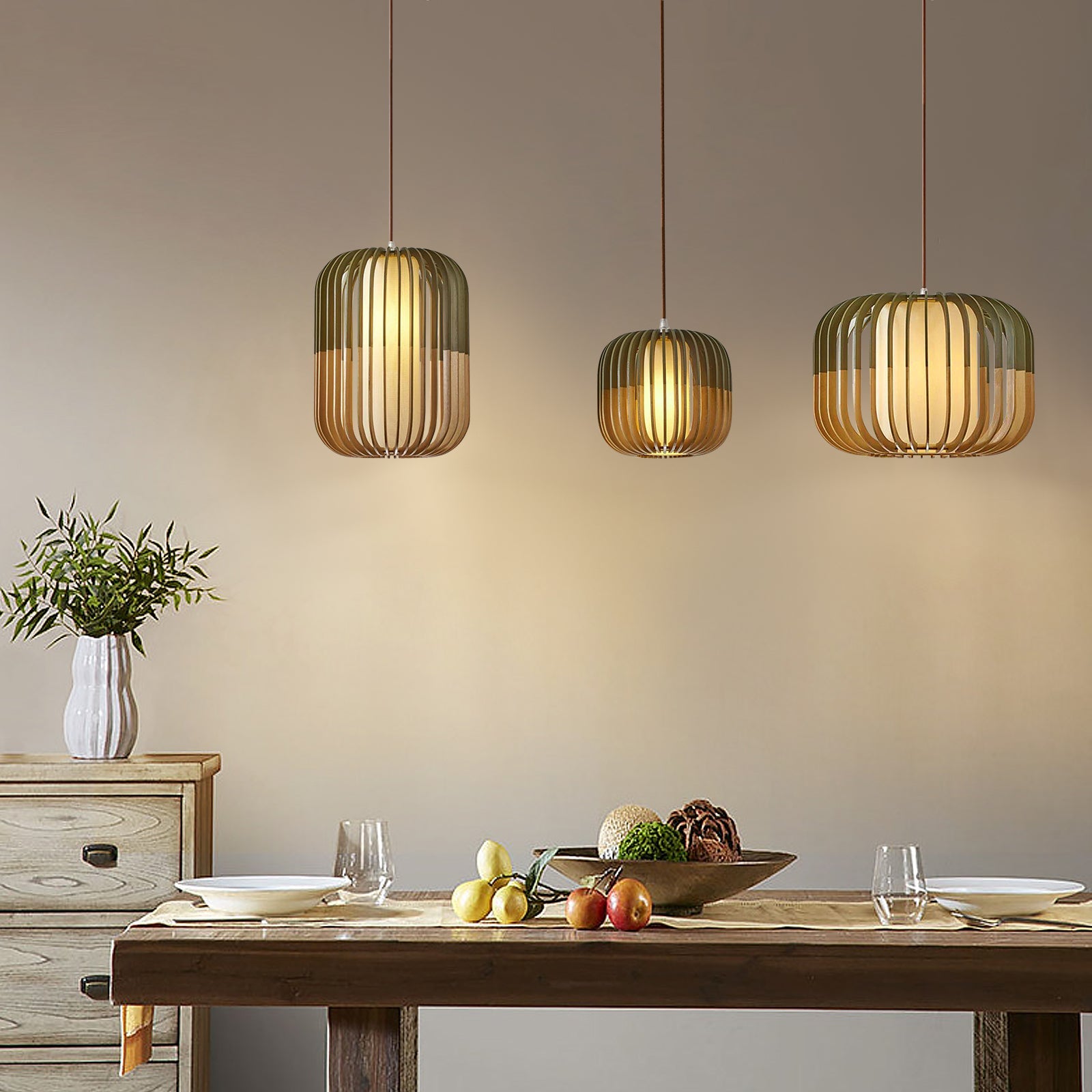 Amaya Wooden Pendant Light