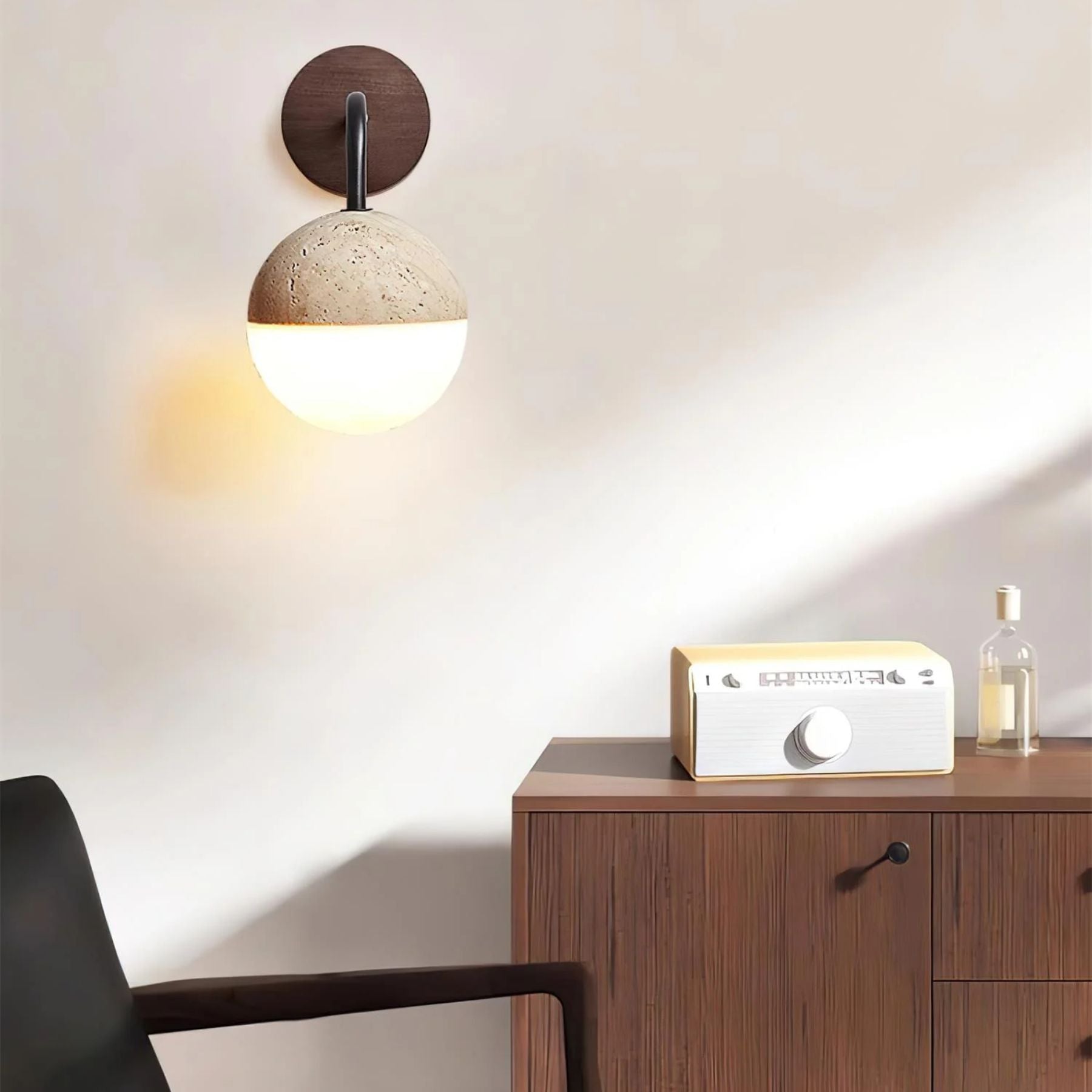 Boilin Natural Stone Wall Light