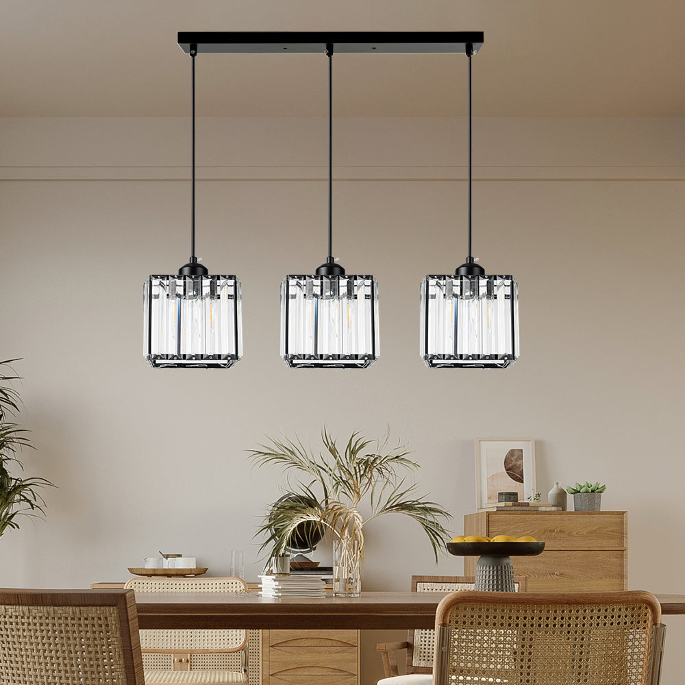 Multi-Head Crystal Pendant Light