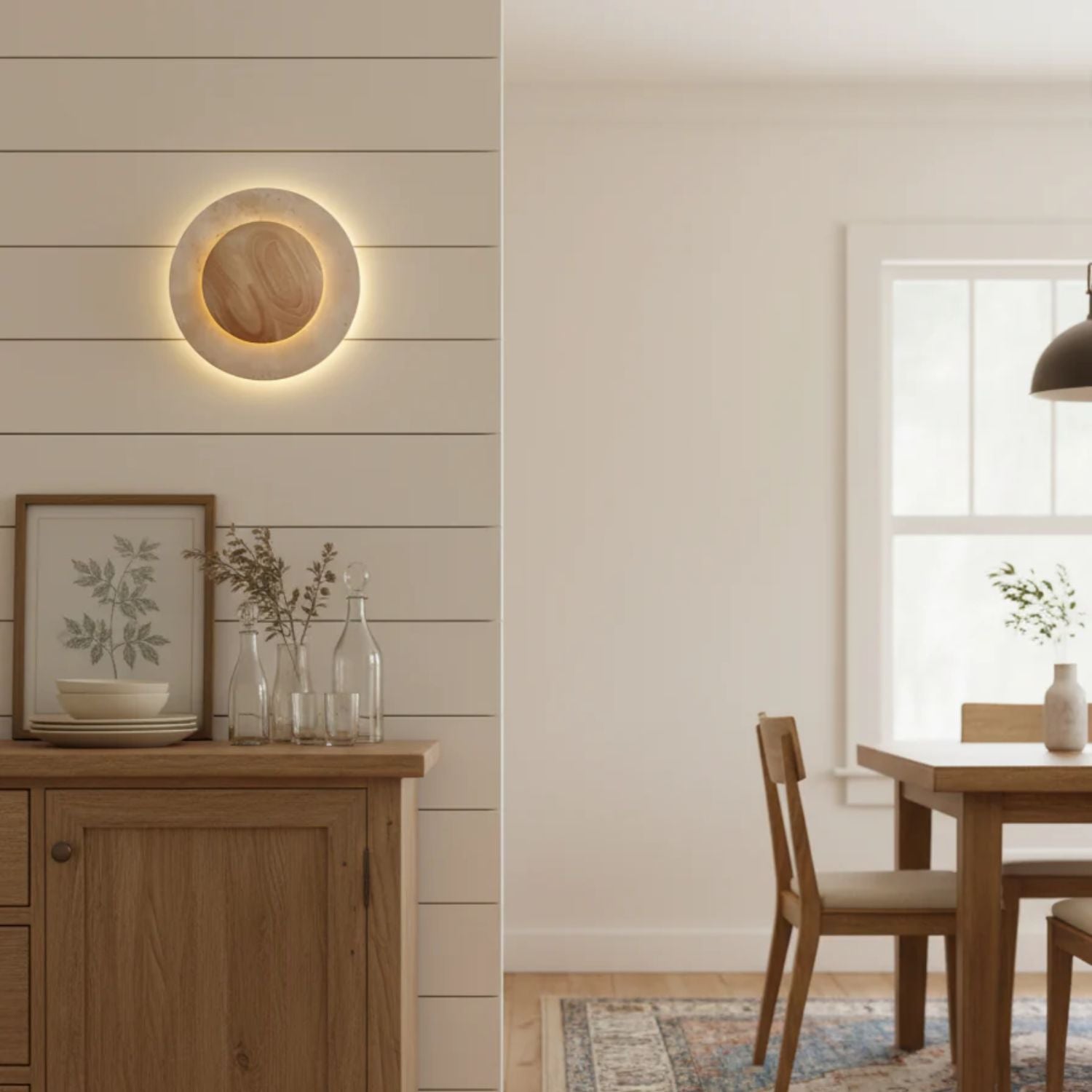 Celazo Natural Stone Wall Light