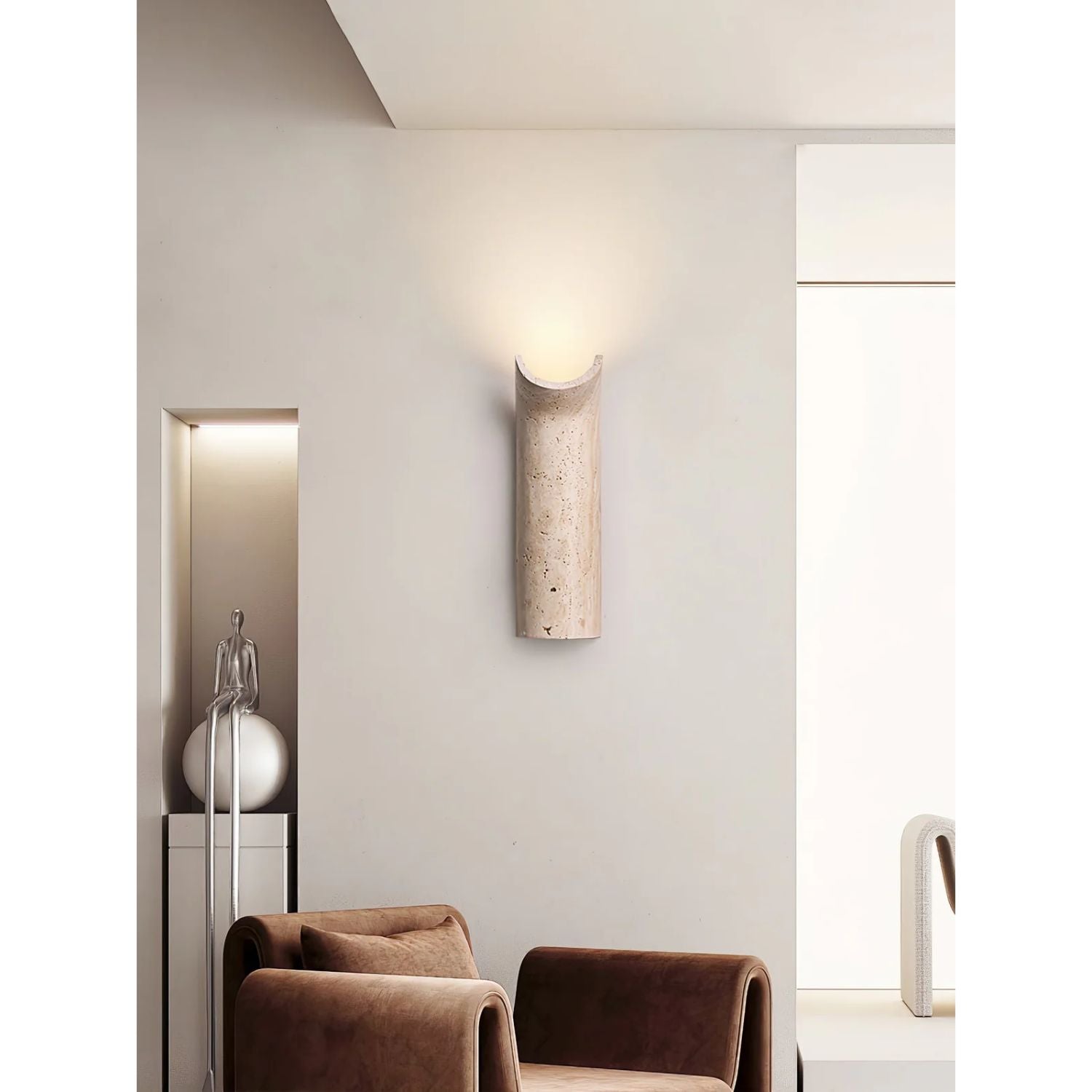Coferis Natural Stone Wall Light