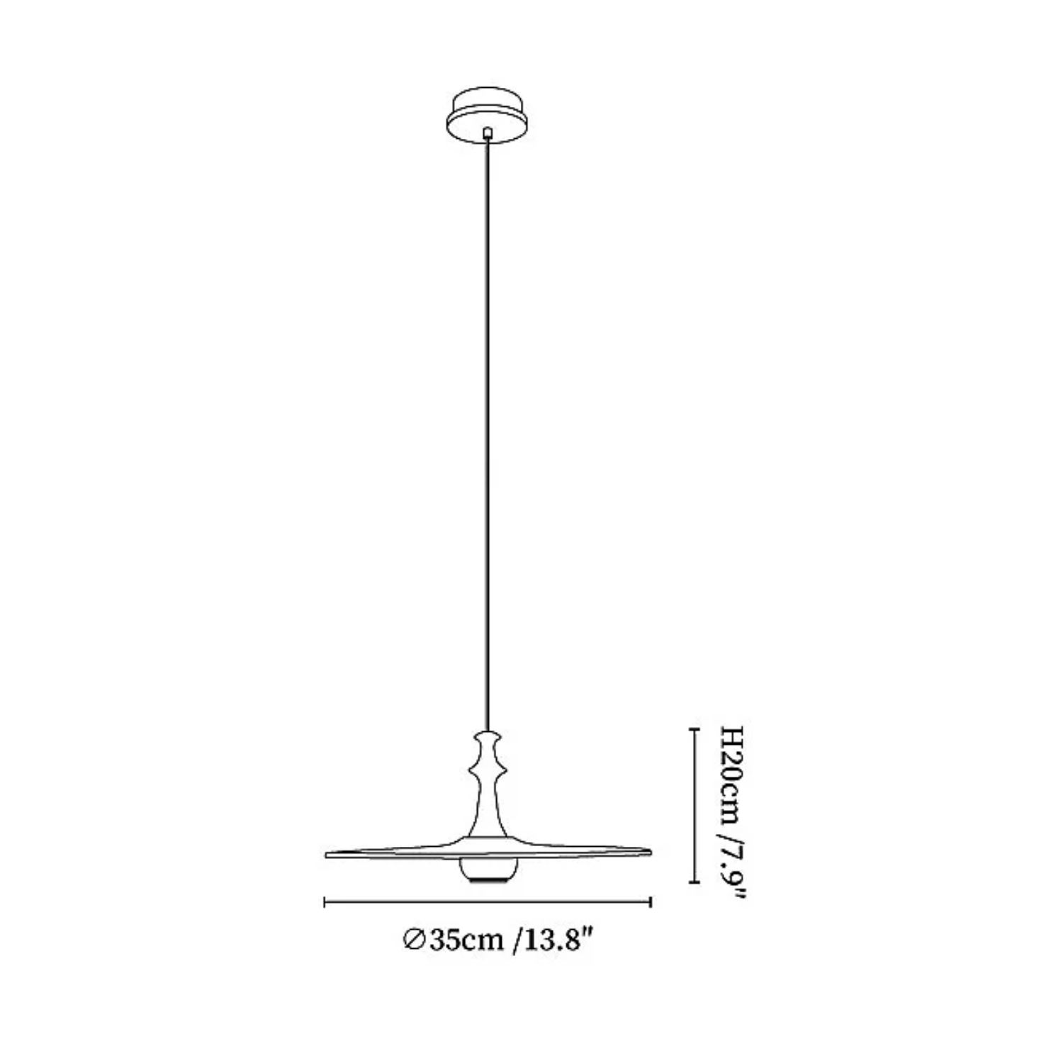 Spindu Wooden Pendant Light
