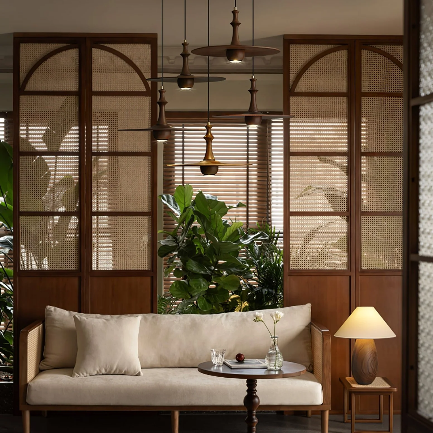 Spindu Wooden Pendant Light