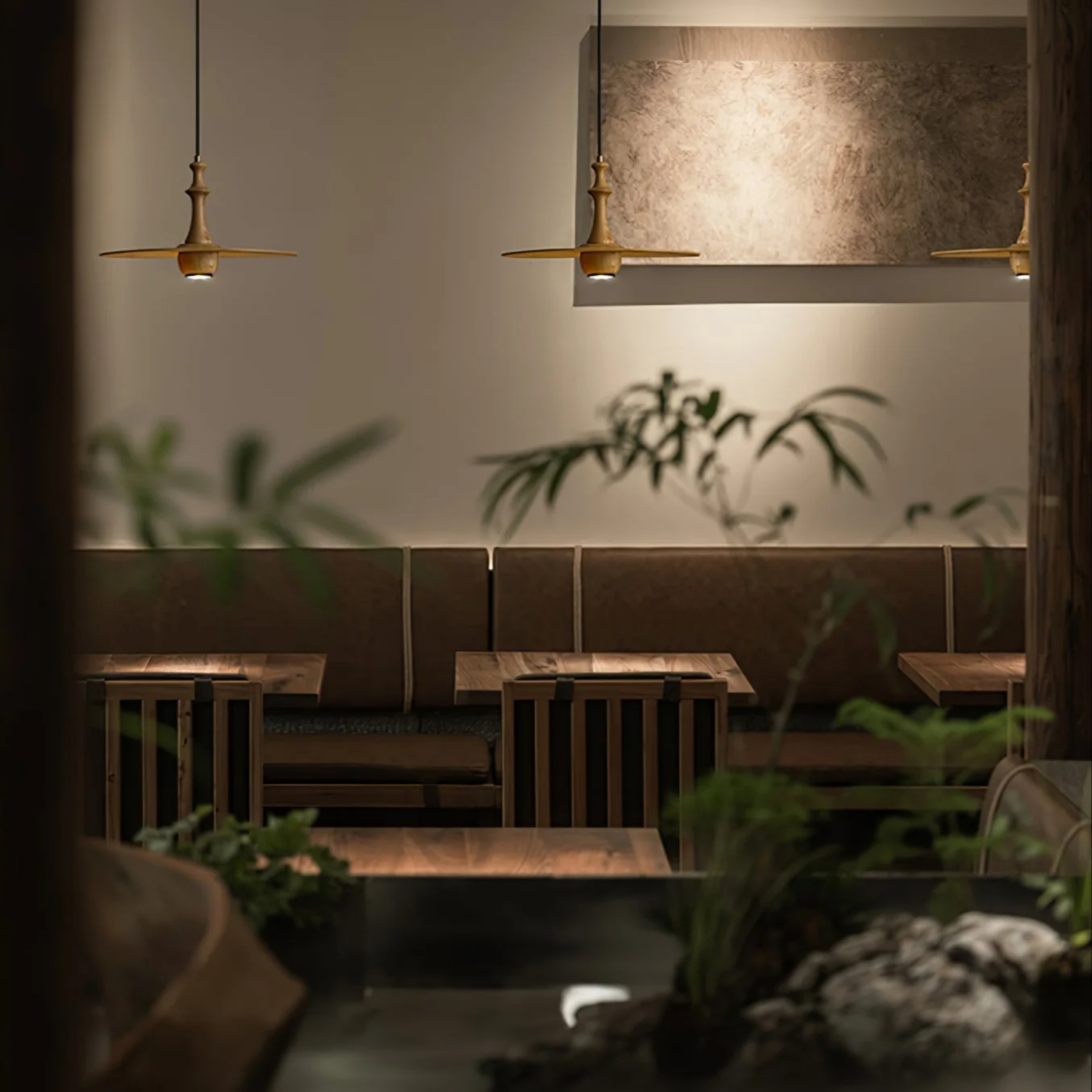 Spindu Wooden Pendant Light